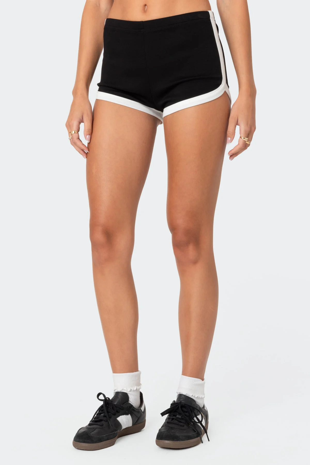 Elana Contrast Micro Shorts - Image 2