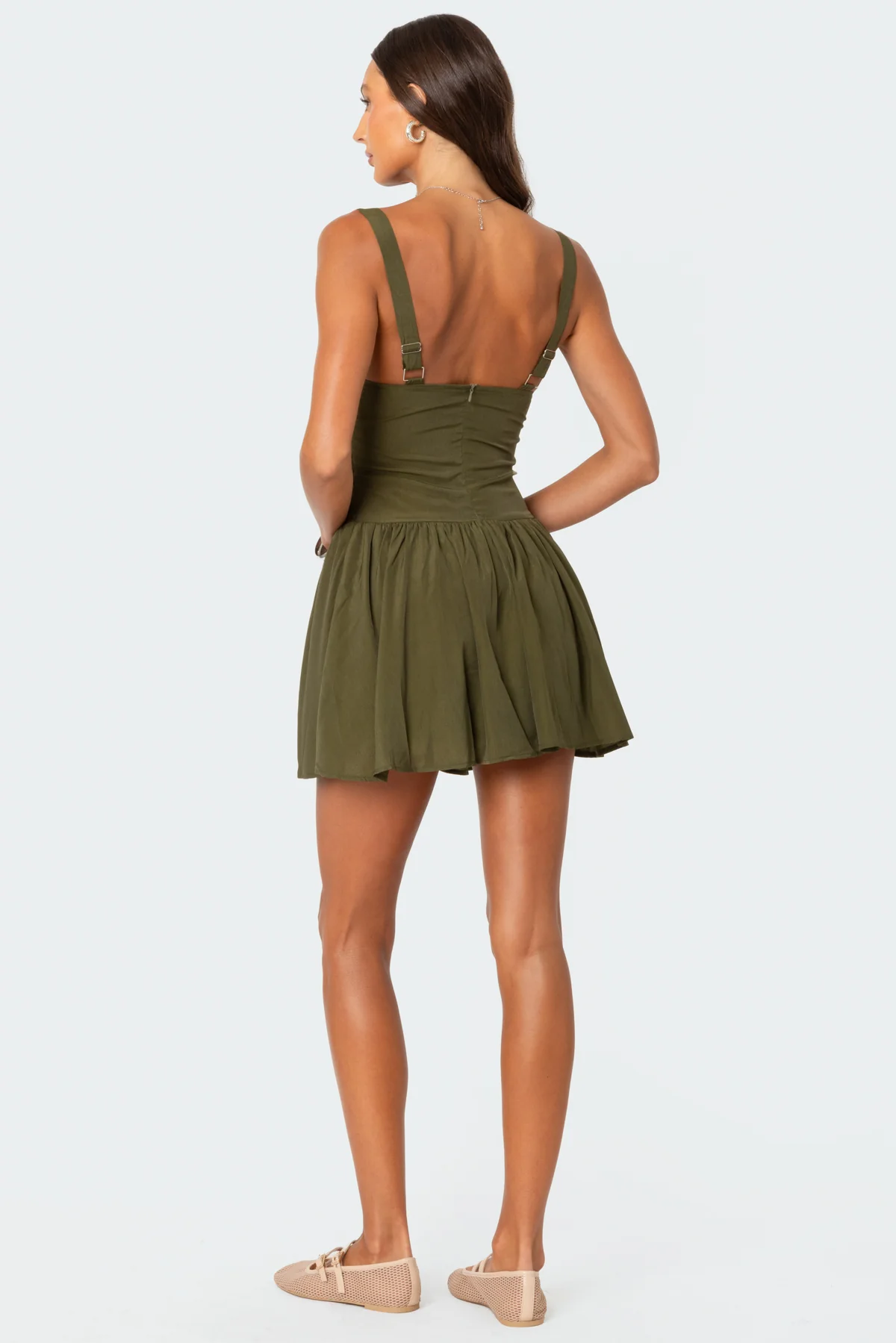Drop Waist Smocked Mini Dress - Image 5