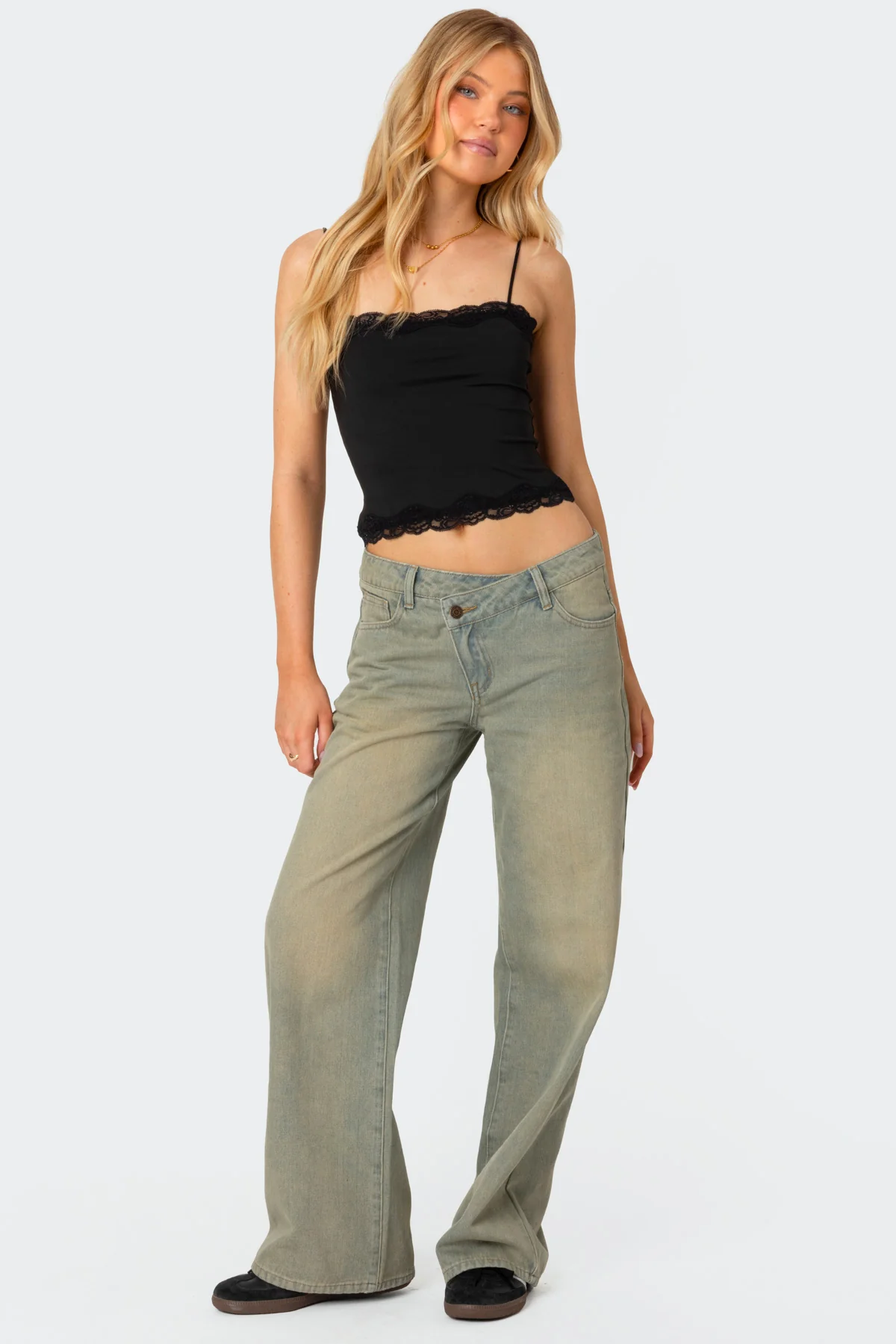 Cruella Lace Trim Tank Top - Image 3