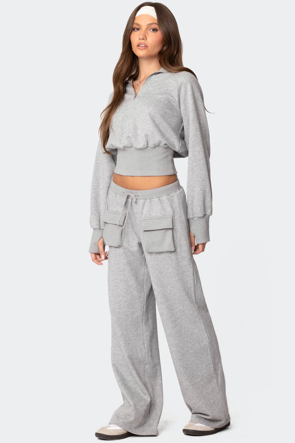 Bailey French Terry Quarter Zip Top - Image 4