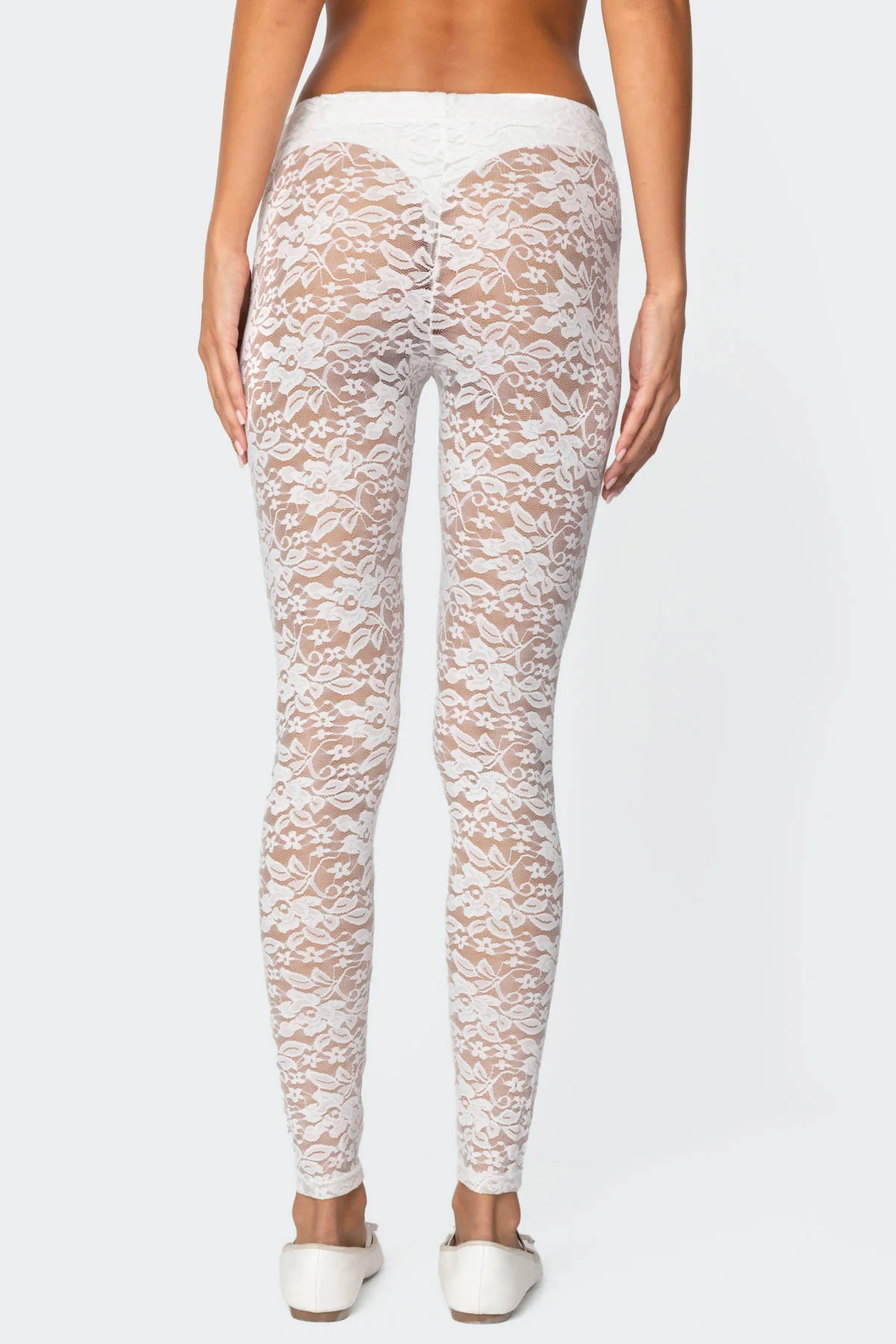Sheer Lace Leggings - Image 5