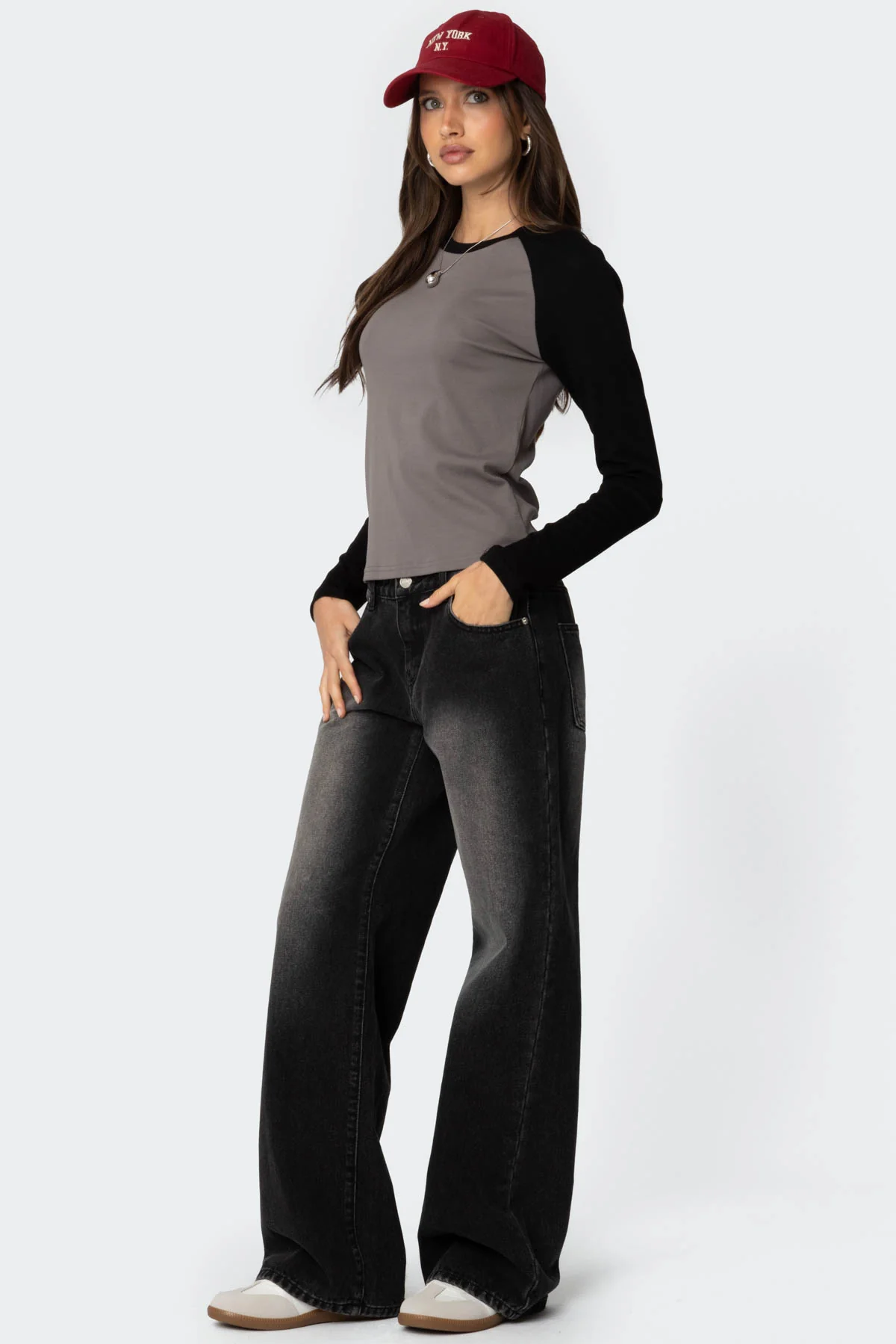 Tommi Raglan Long Sleeve T Shirt - Image 4