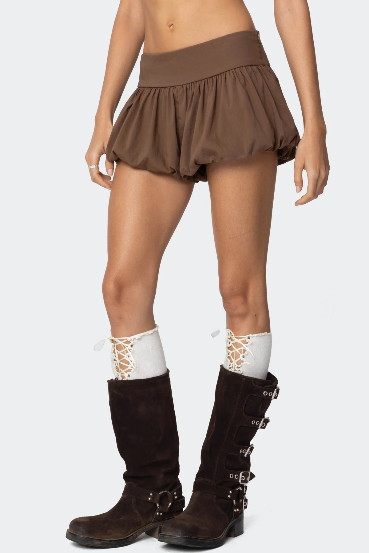Adrianna Bubble Micro Shorts - Image 4