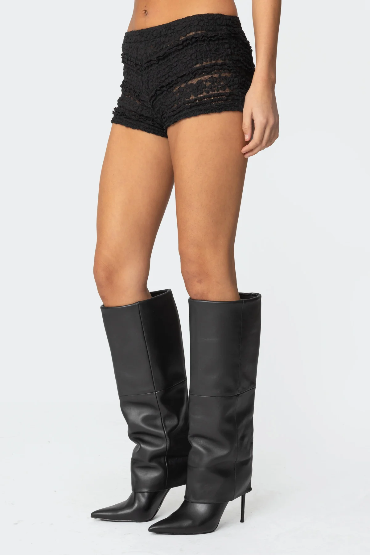 Maisley Sheer Lace Shorts - Image 4