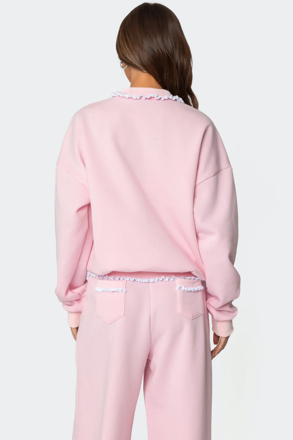 Ashtin Ruffle Trim Sweatshirt - Image 5