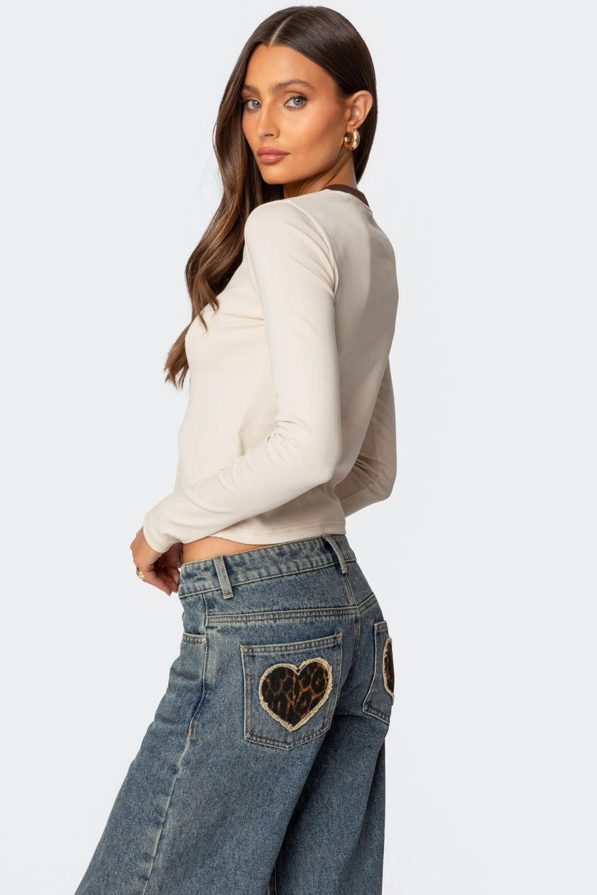 Leopard 8 Long Sleeve T Shirt - Image 5