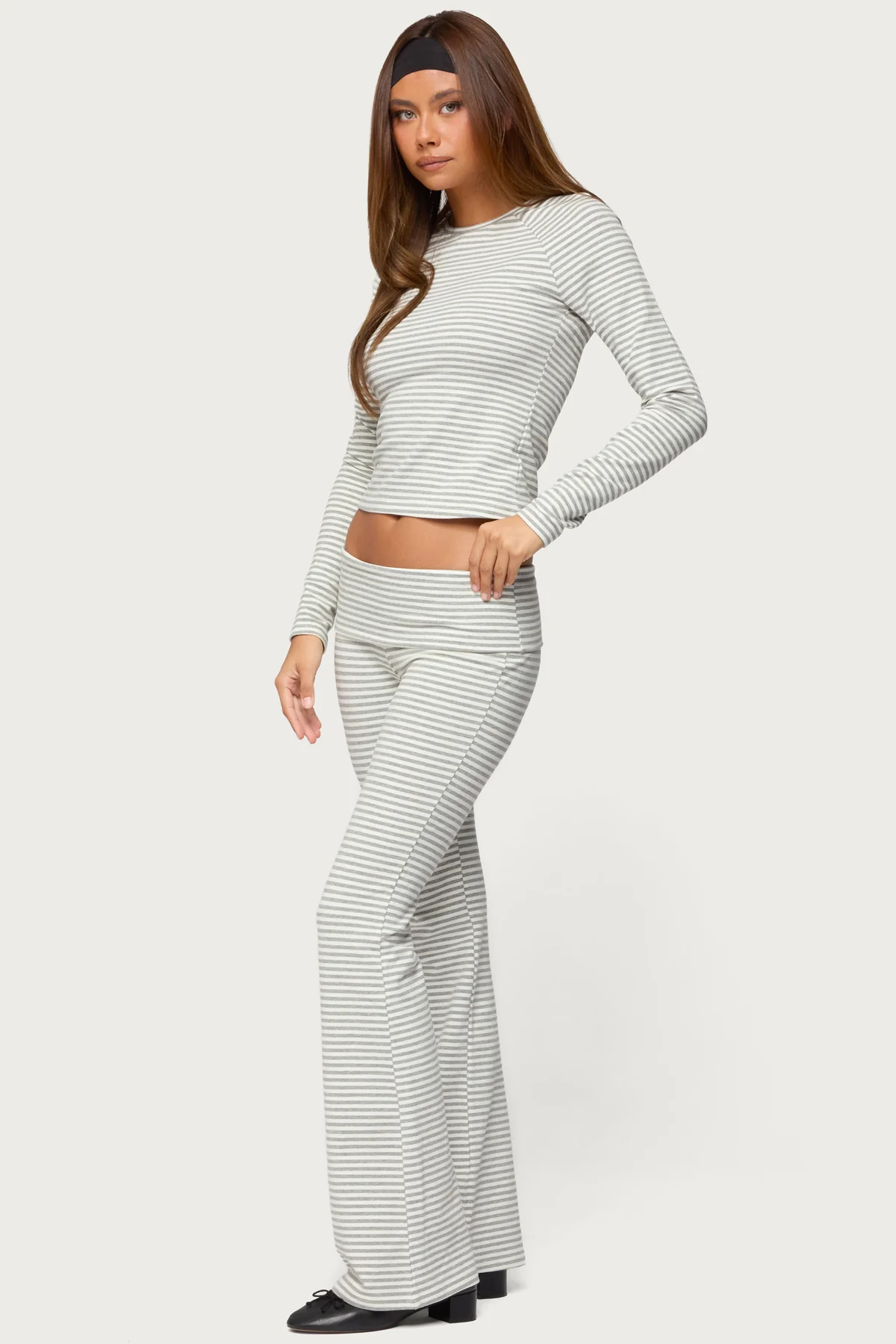 Kaeli Stripey Long Sleeve T Shirt - Image 4
