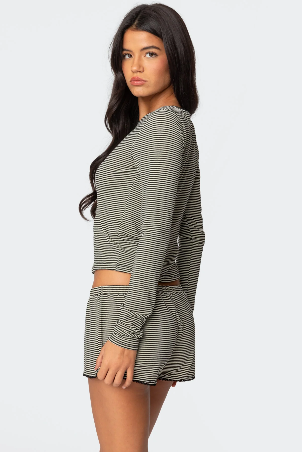 Suzy Striped Long Sleeve T Shirt - Image 5