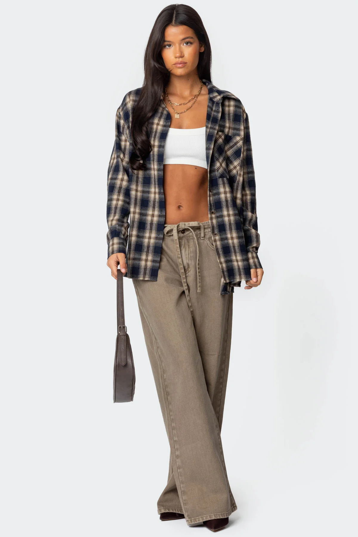 Hudson Tie Belt Low Rise Baggy Jeans - Image 4