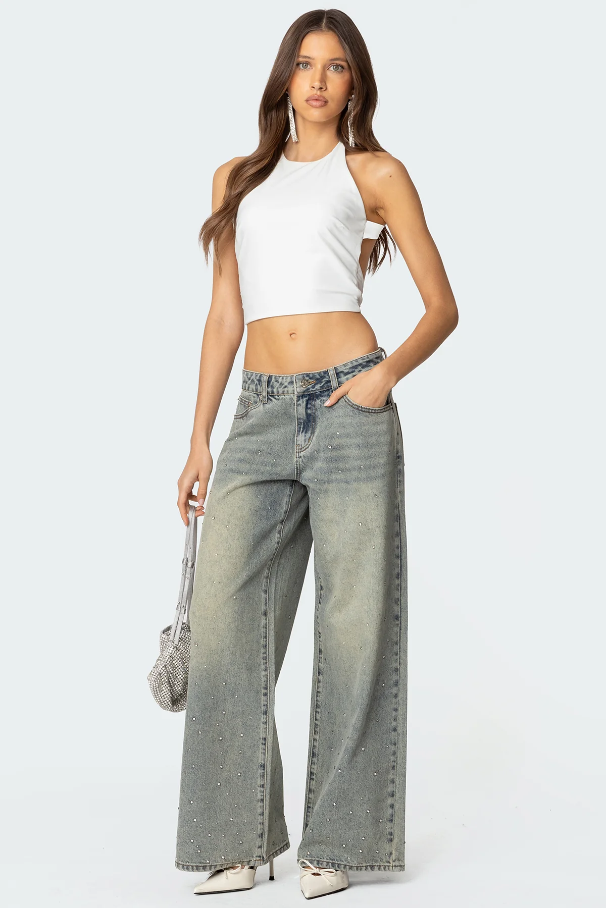 Caity Backless High Neck Top - Image 5