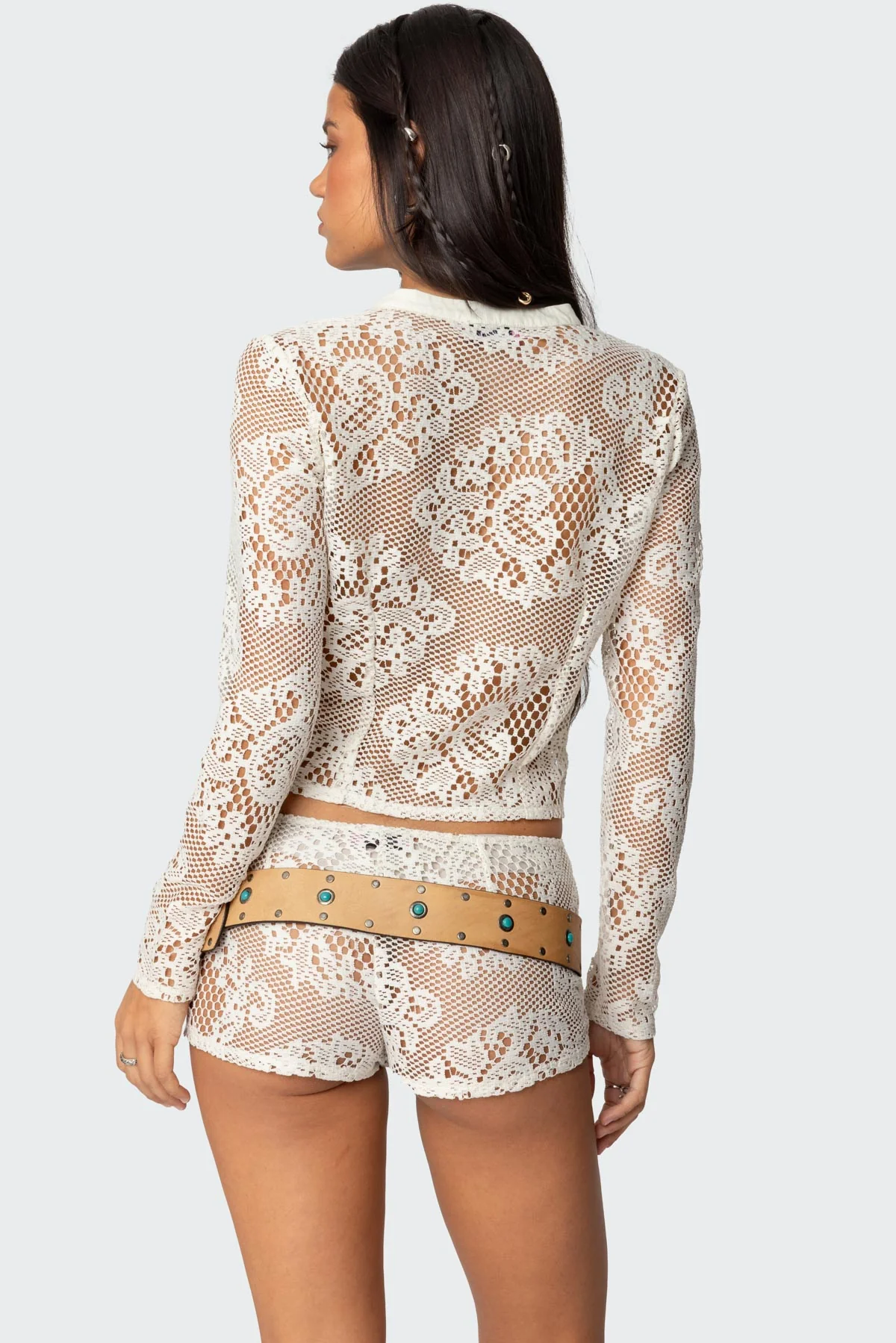 Peyson Sheer Lace Top - Image 6