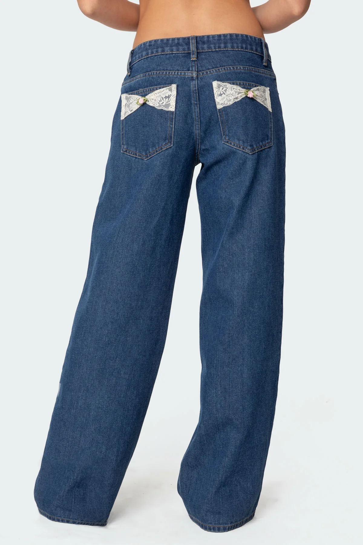Lacey Pocket Low Rise Baggy Jeans - Image 2