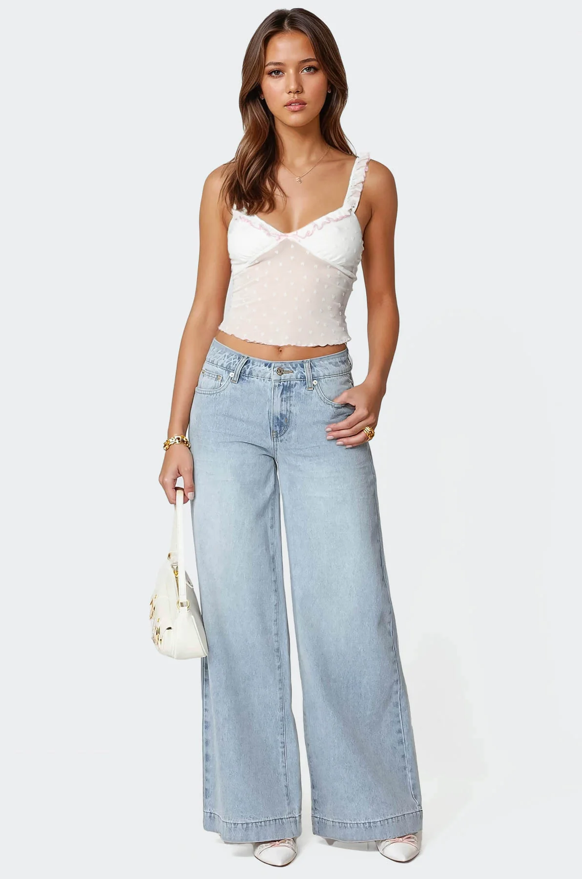 Posey Sheer Tank Top - Image 2