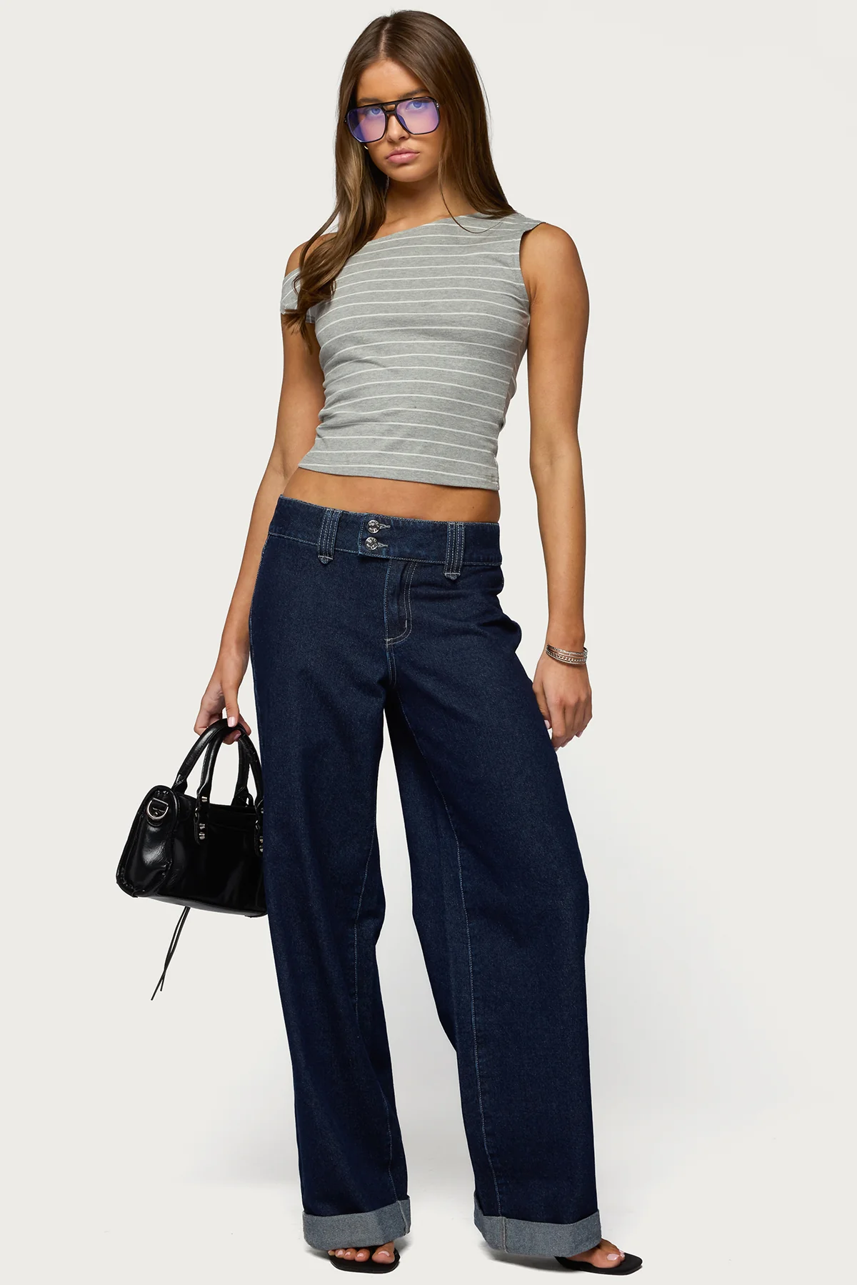 Keryn Striped Off Shoulder Top - Image 2