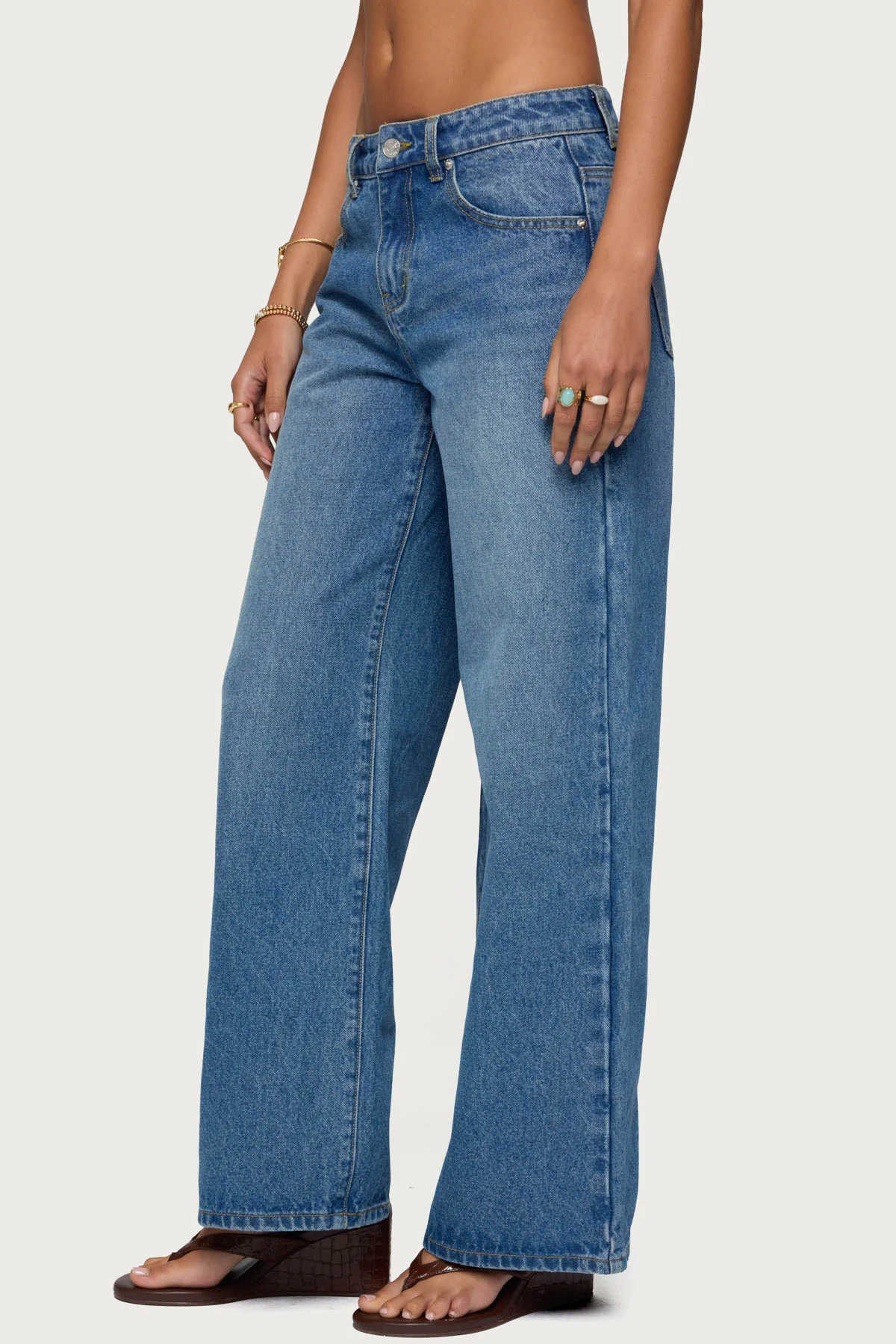 Ery Mid Rise Baggy Jeans - Image 3