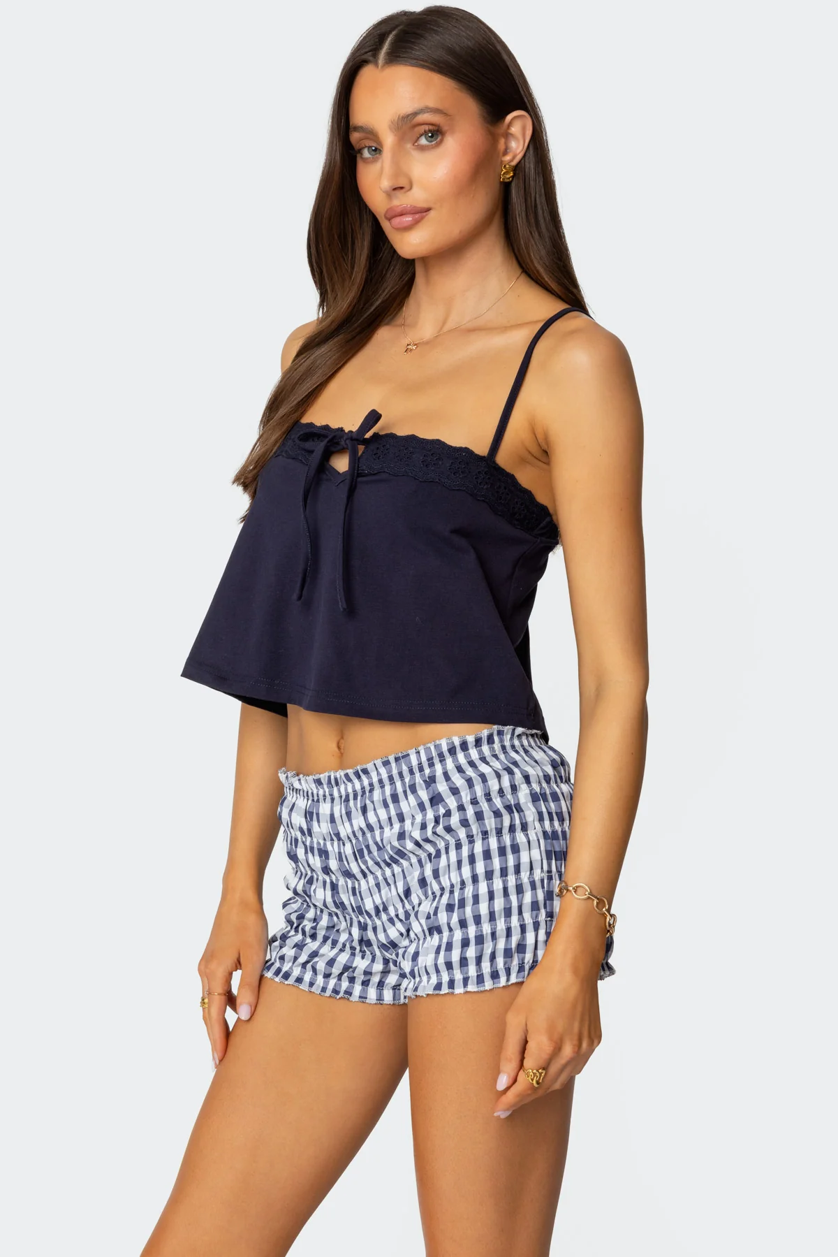 Odette Tie Detail Tank Top - Image 3
