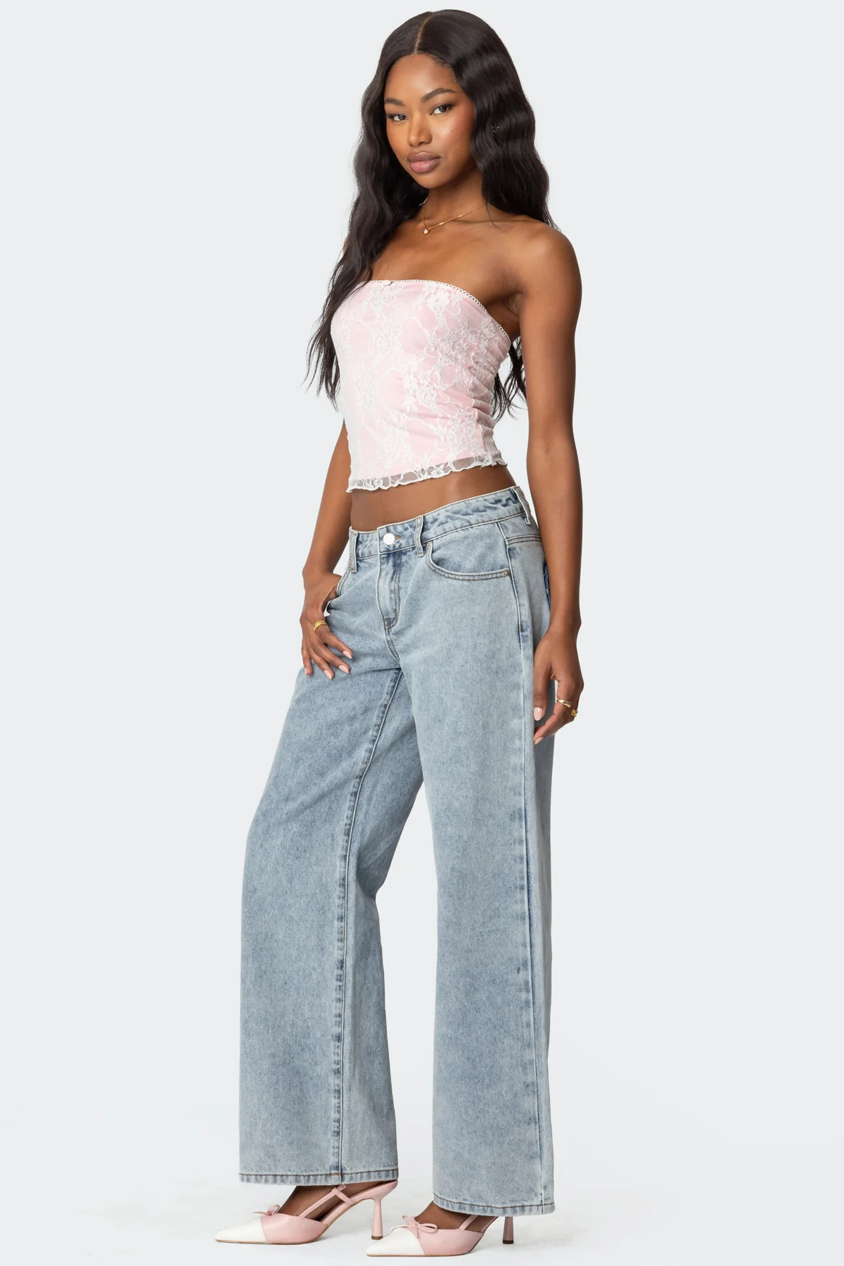 Allison Lace Tube Top - Image 3