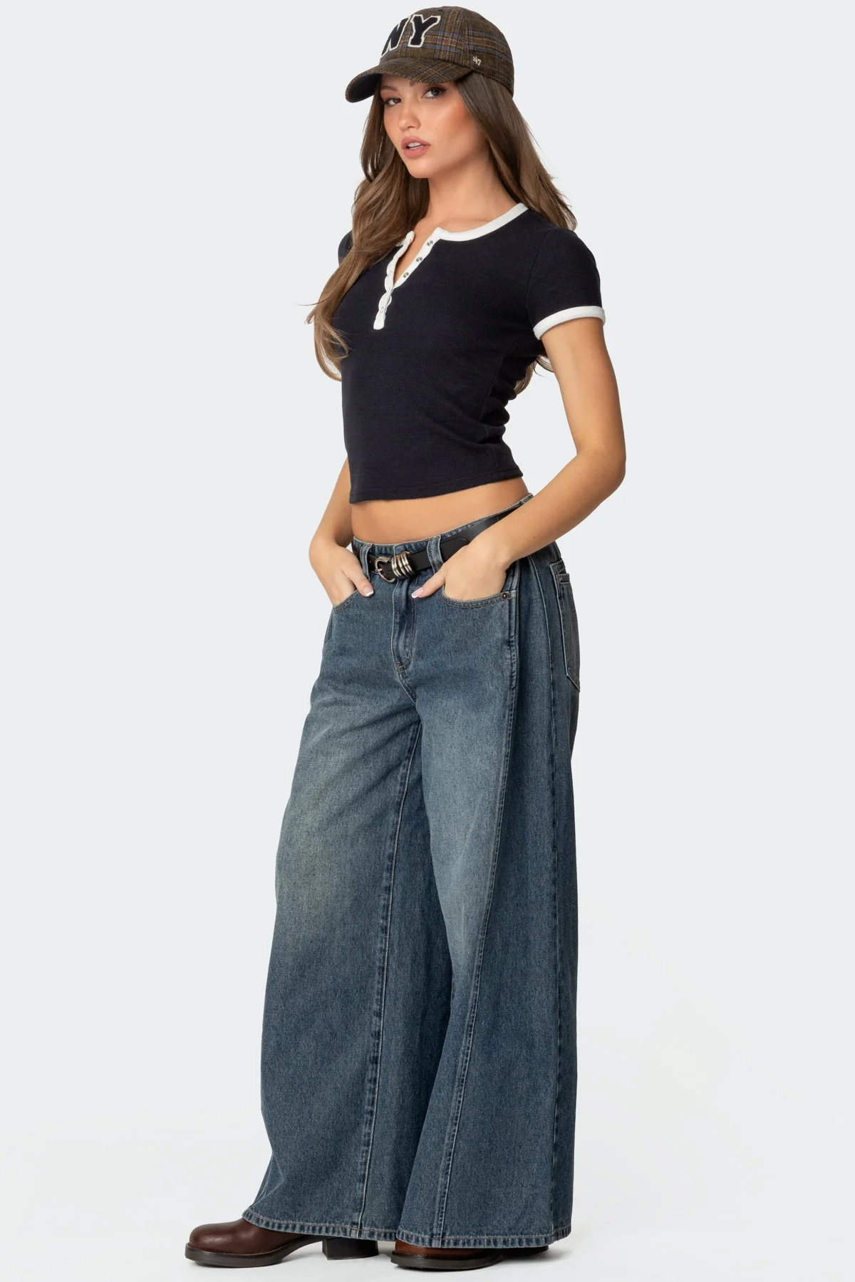 Gillian Henley Waffle Top - Image 4