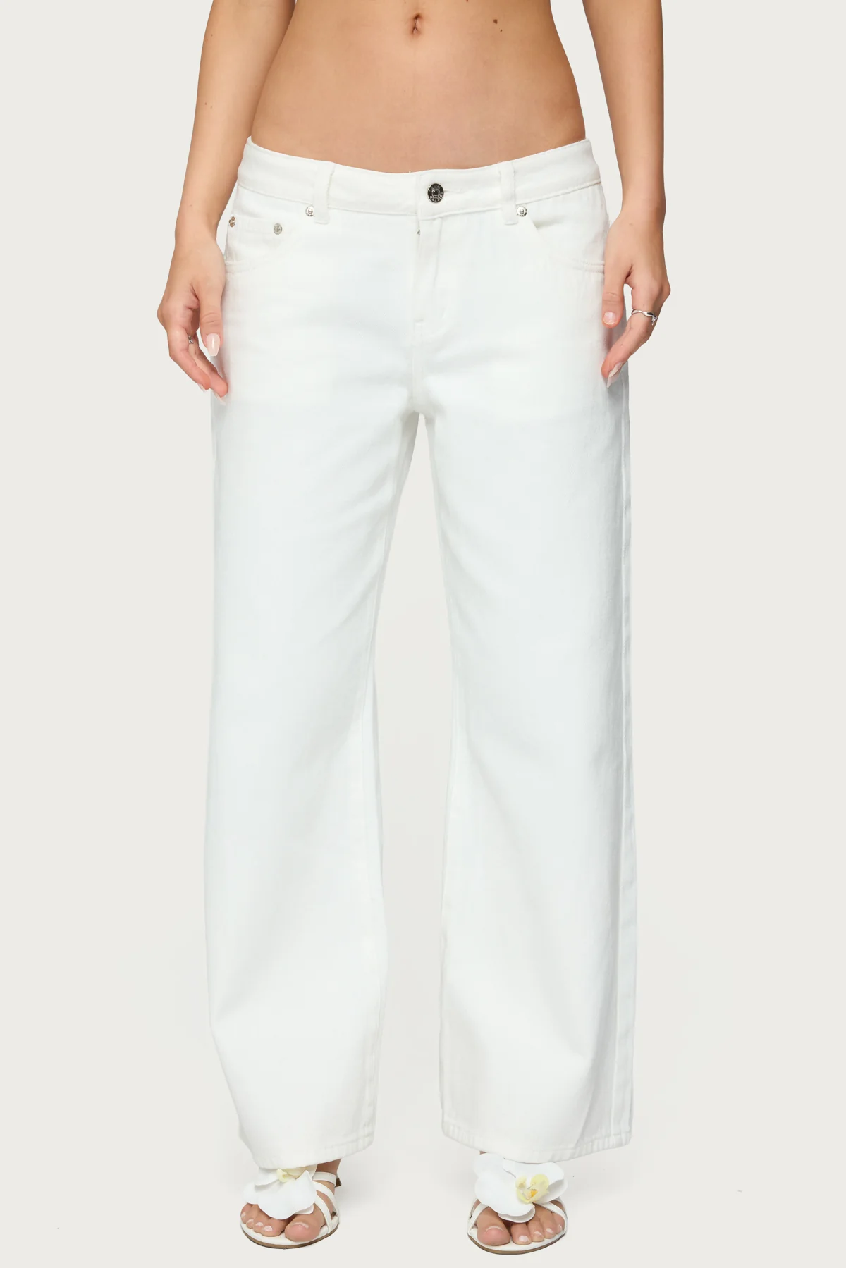Petite Roman Low Rise Baggy Jeans - Image 2