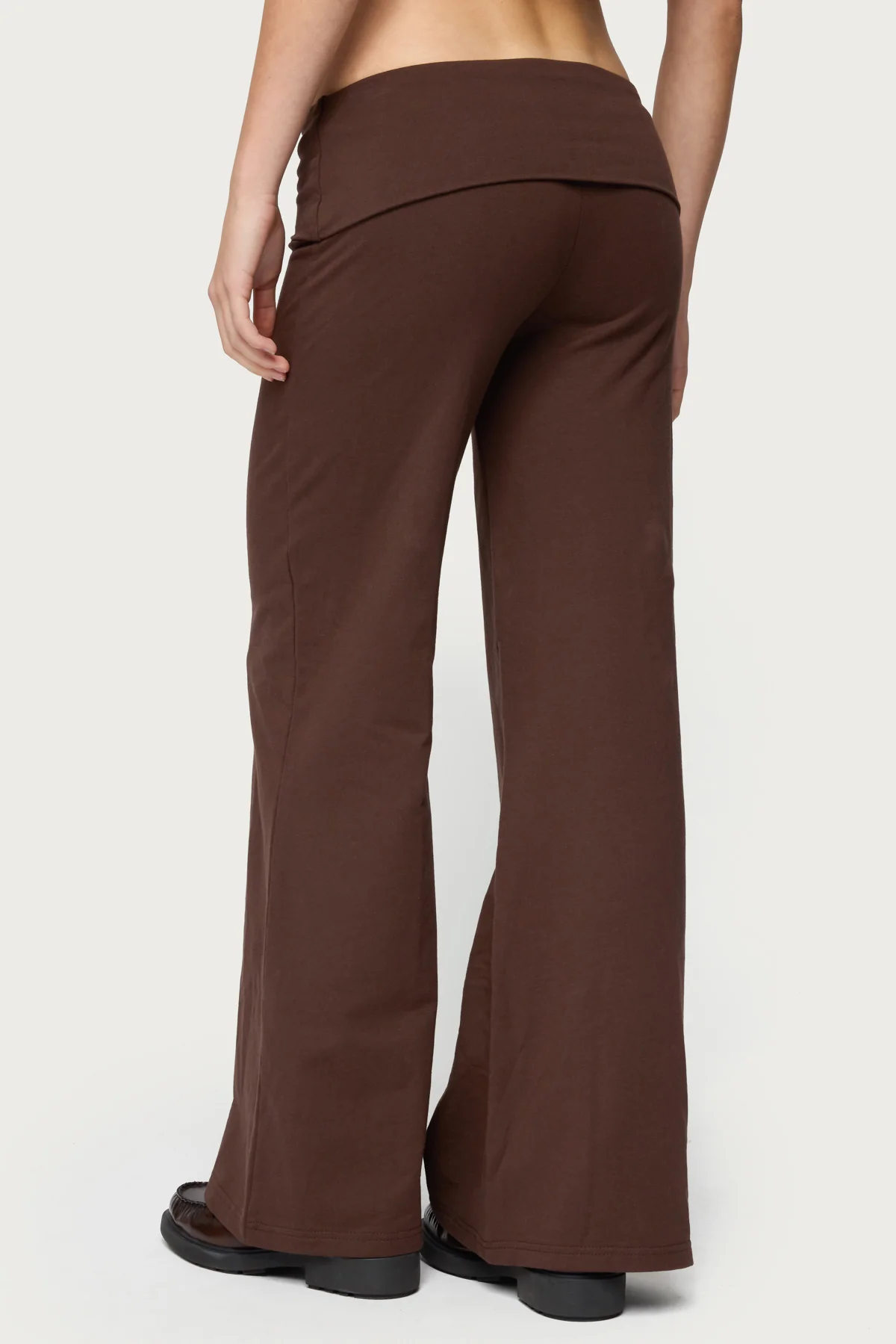 Petite Wide Leg Fold Over Pants - Image 5