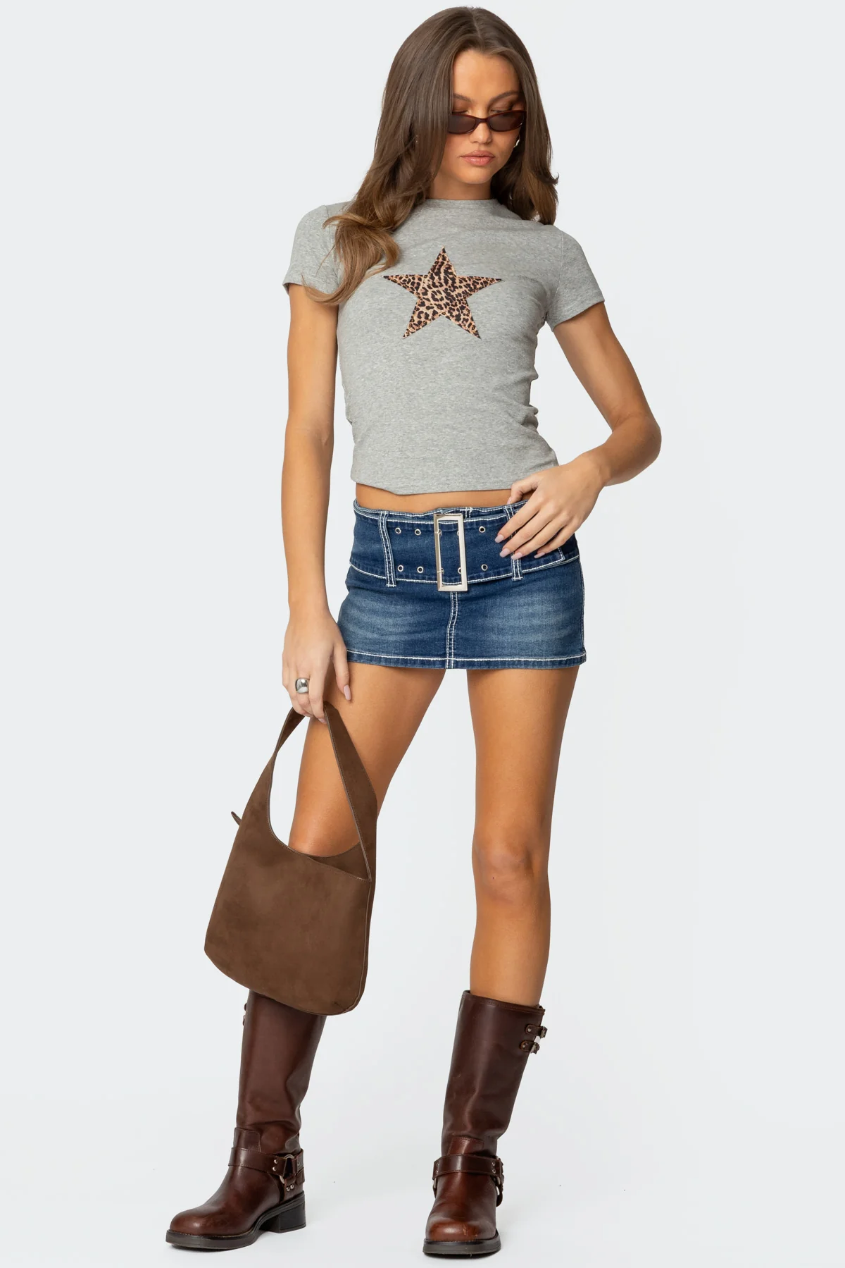 Narla Leopard Star T Shirt - Image 2