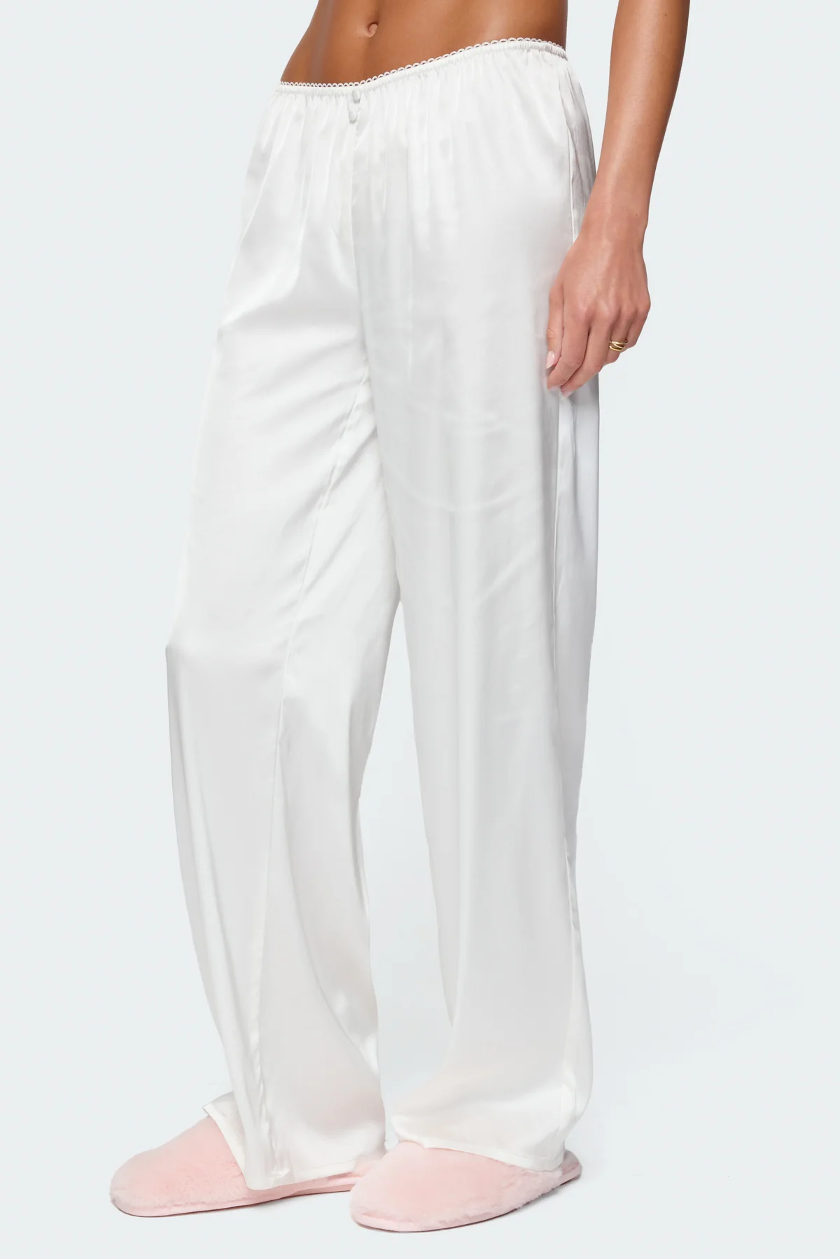 Izabella Satin Effect Pants - Image 4