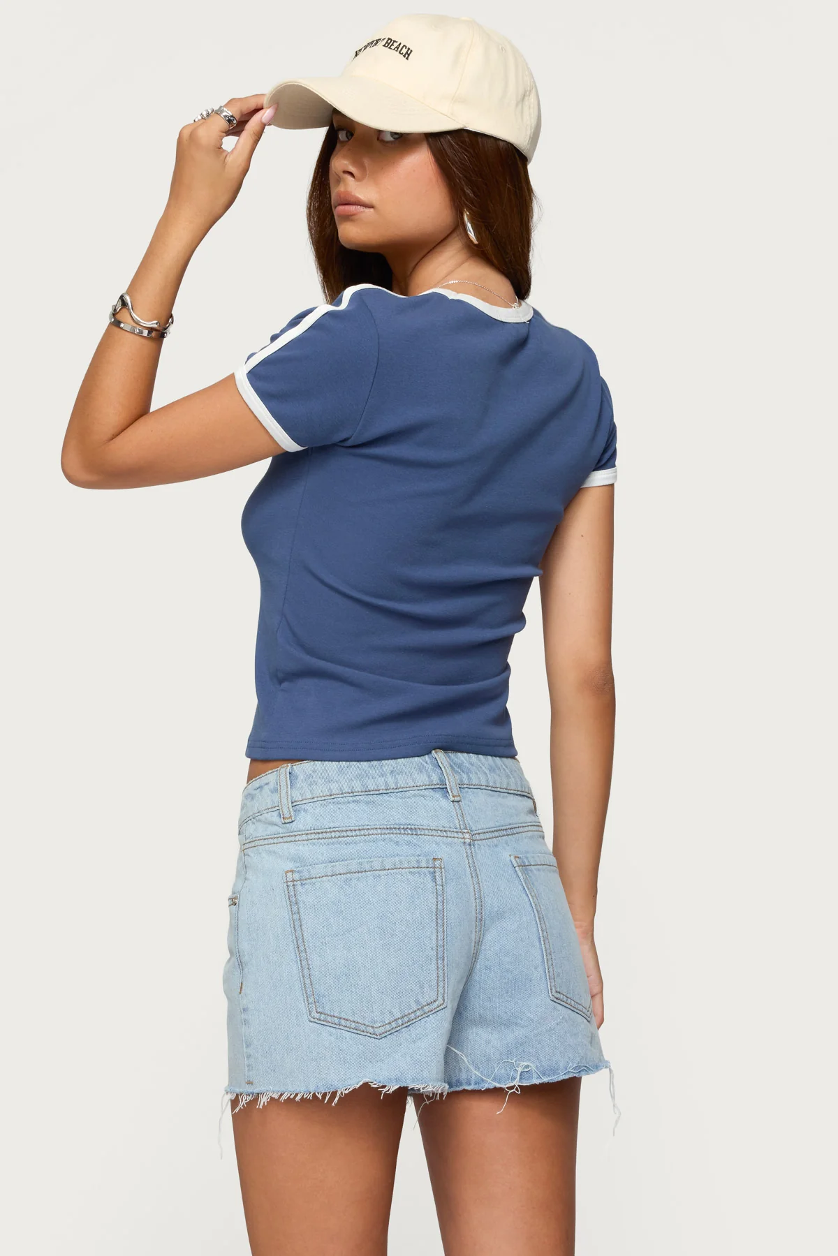 Los Angeles Contrast T Shirt - Image 5