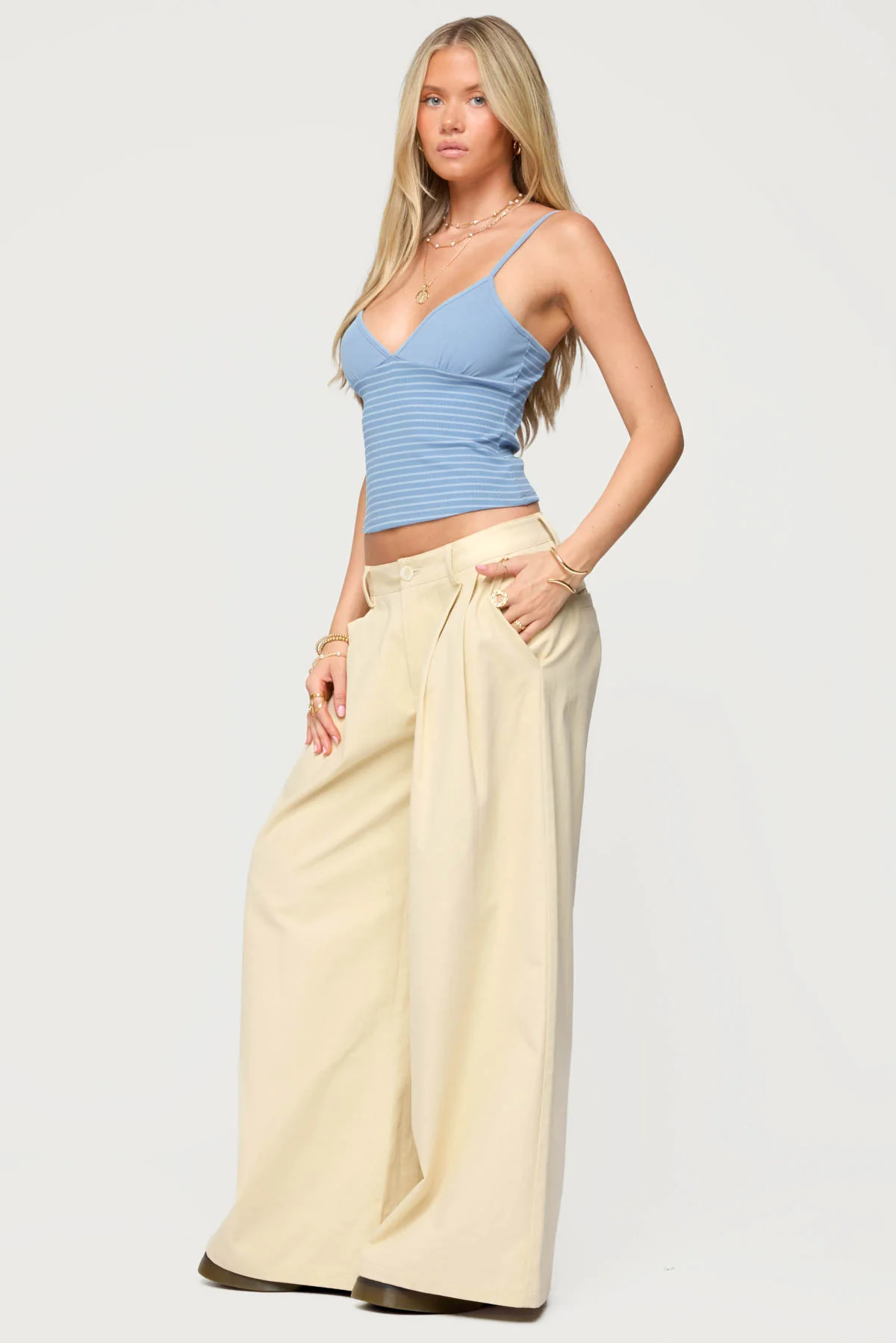 Hemsley Striped Ribbed Tank Top - Image 4