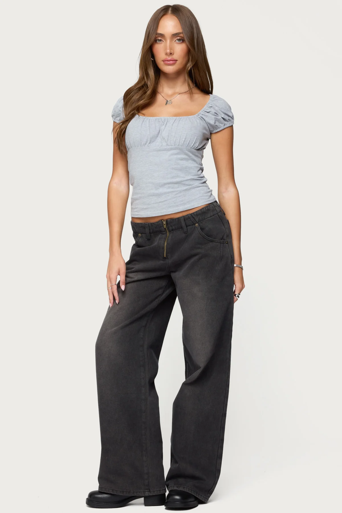 Oleana Gathered Bust Top - Image 4