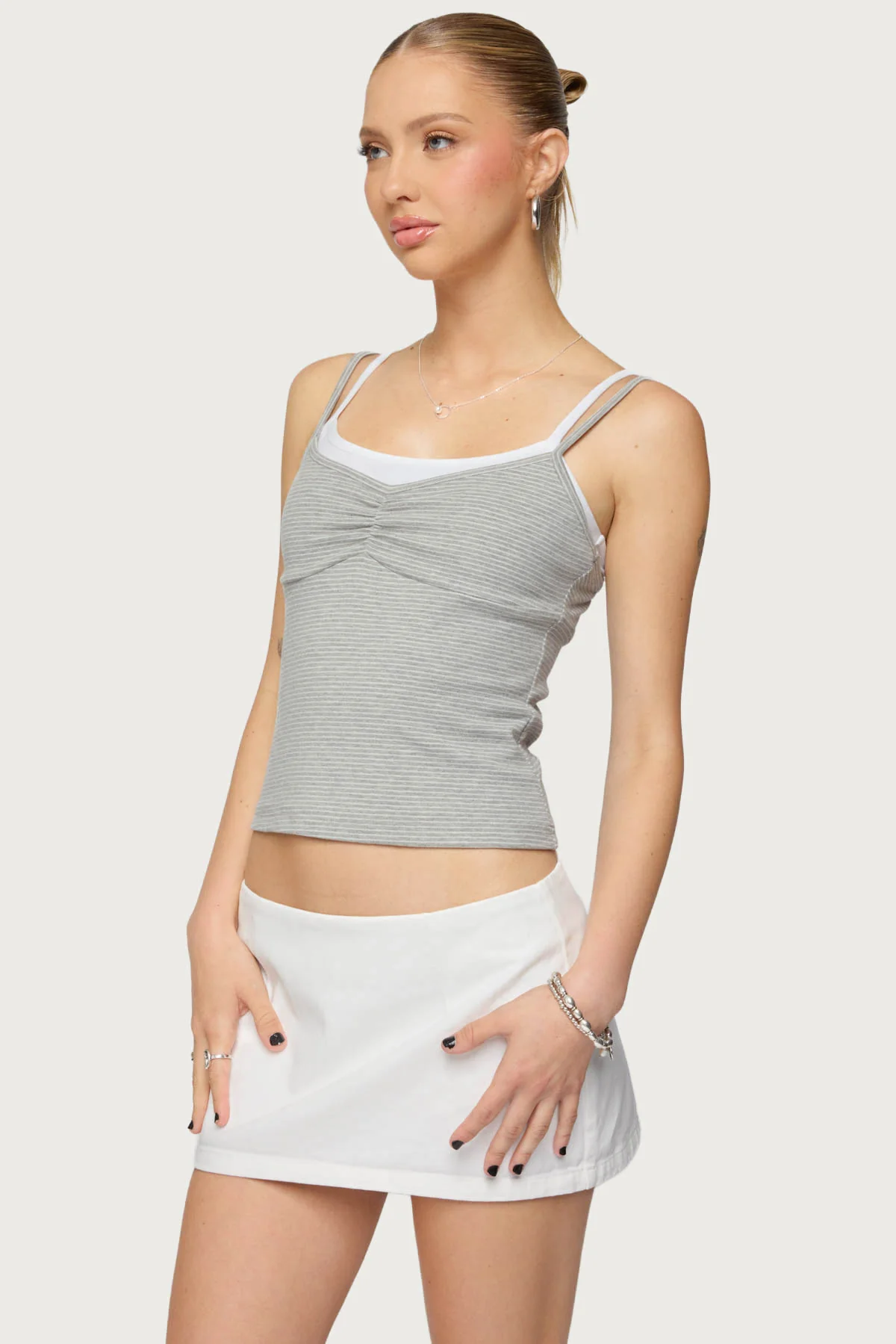 Lilian Layered Striped Tank Top - Image 3