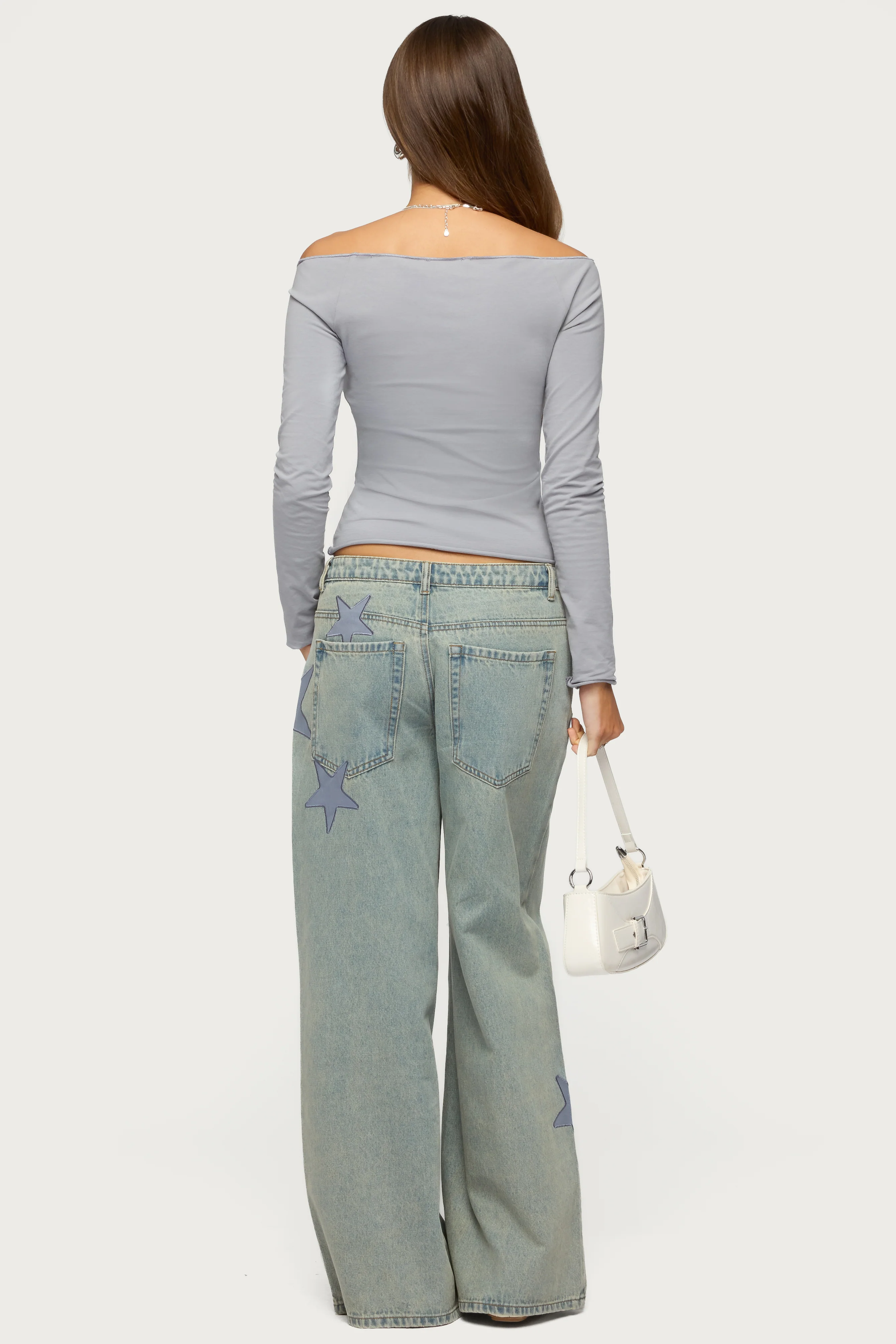 Trish Stars Low Rise Baggy Jeans - Image 5