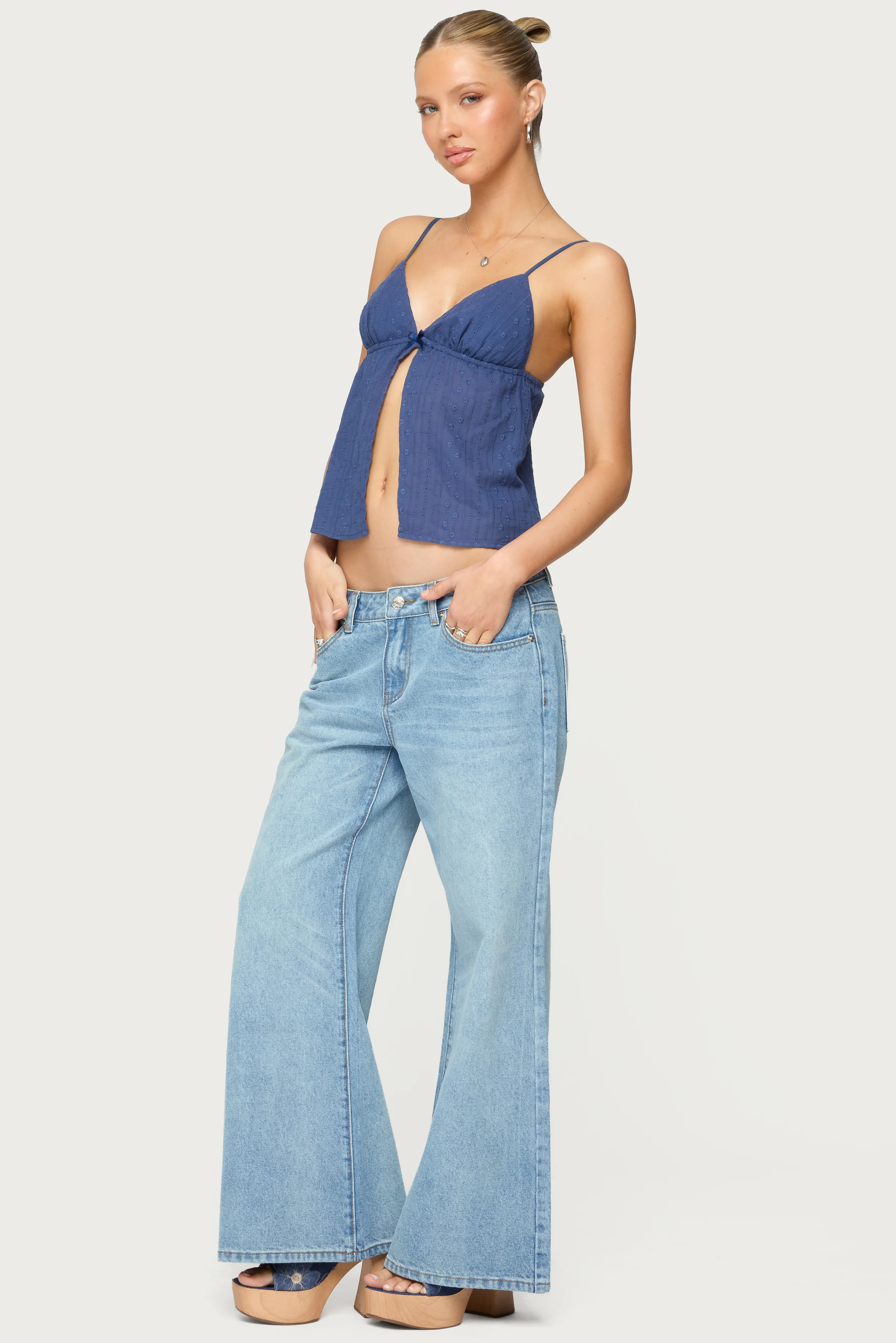 Petite Low Rise Bootcut Jeans - Image 3