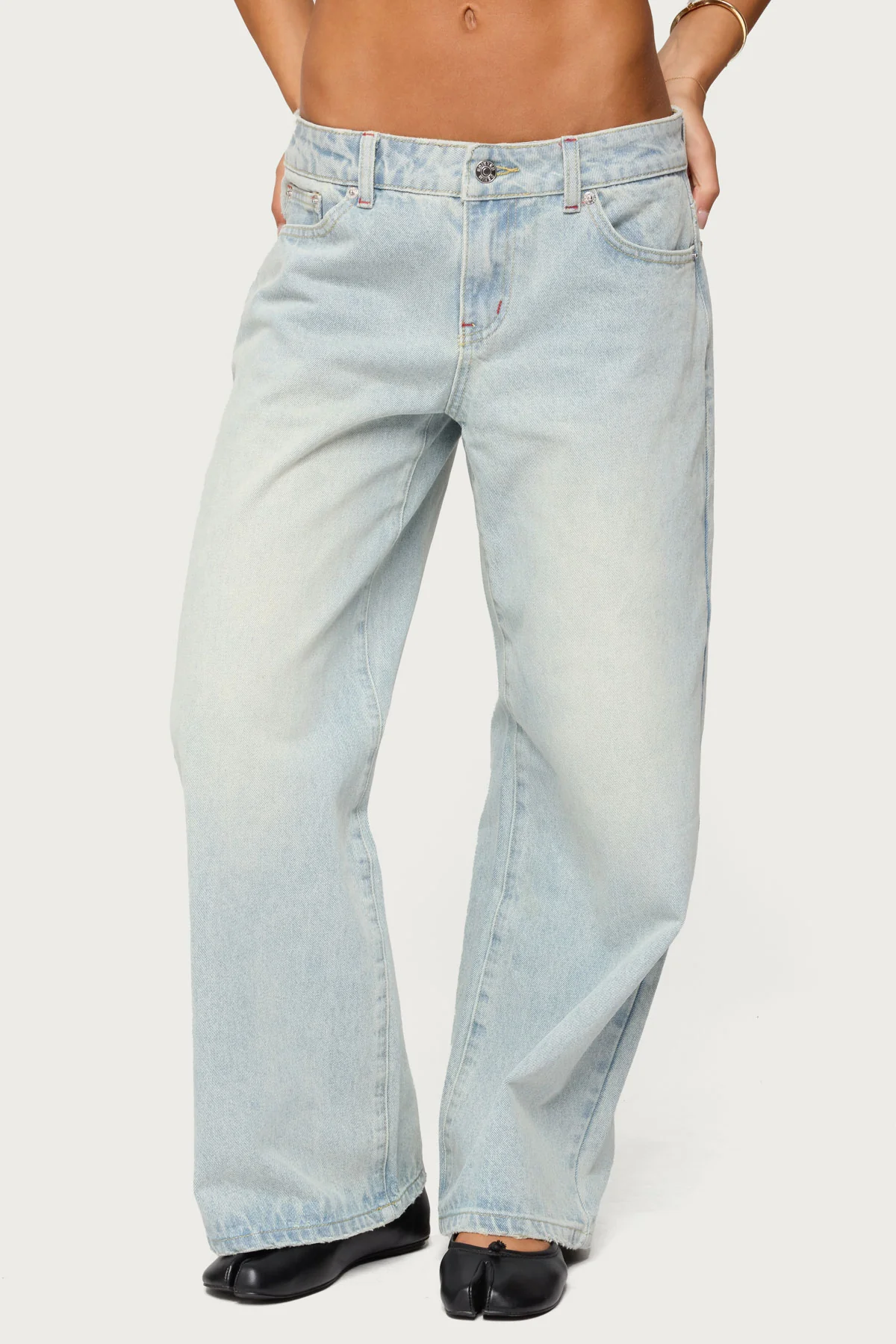 Petite Ace Low Rise Baggy Jeans - Image 2