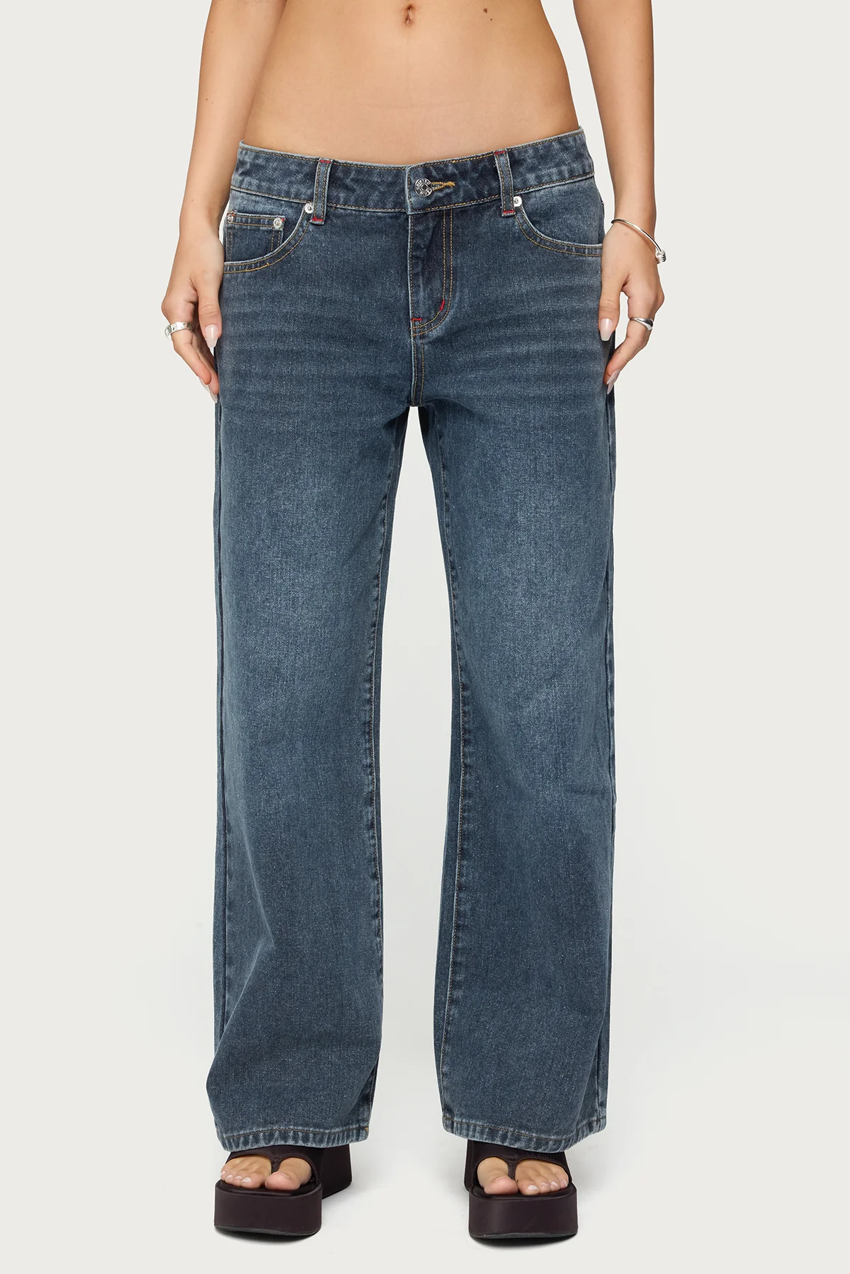 Petite Ace Low Rise Baggy Jeans - Image 2