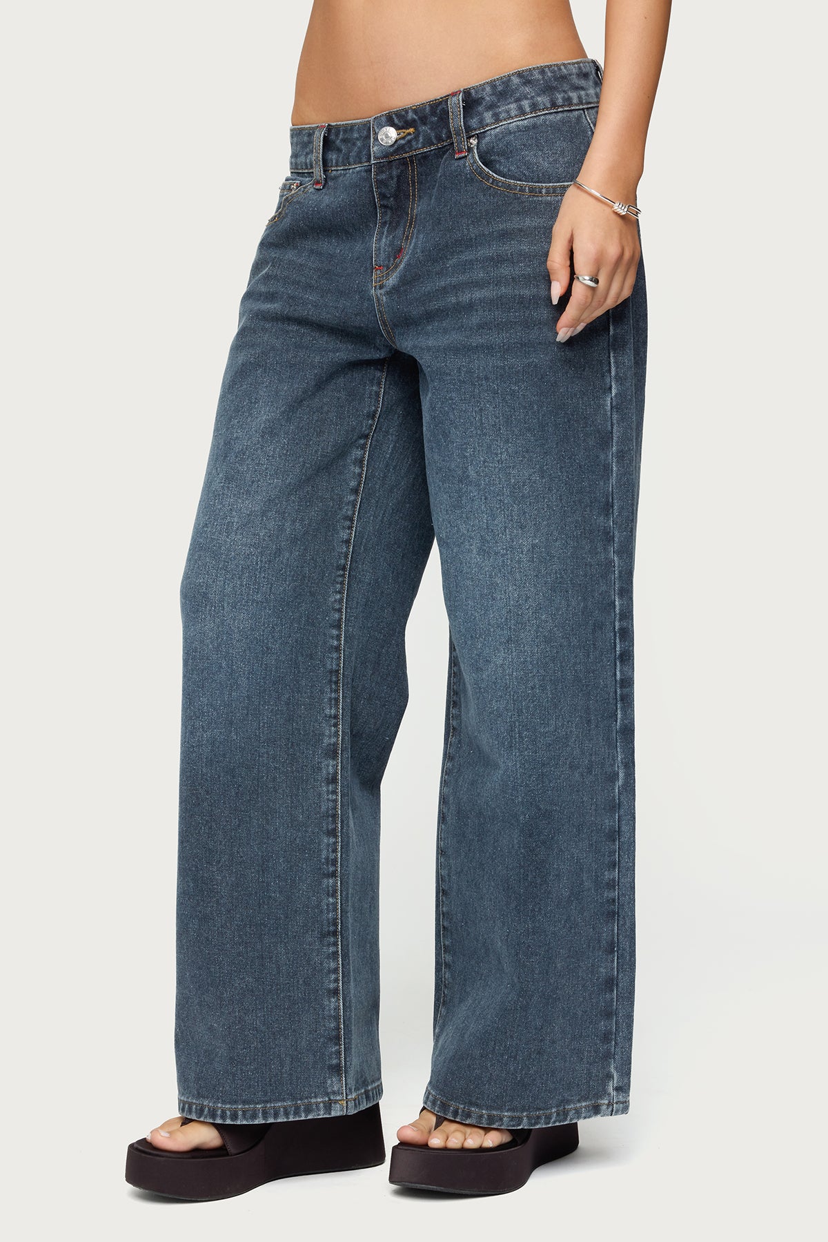 Petite Ace Low Rise Baggy Jeans - Image 4