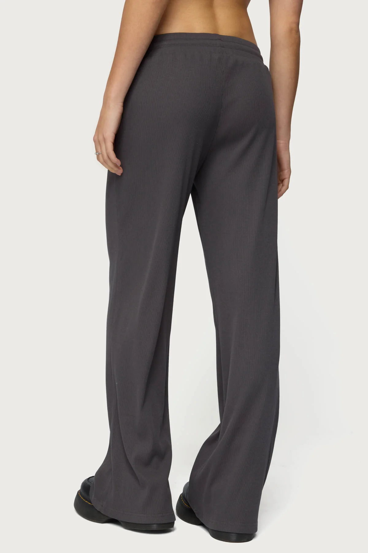 Cicilia Straight Leg Ribbed Pants - Image 5