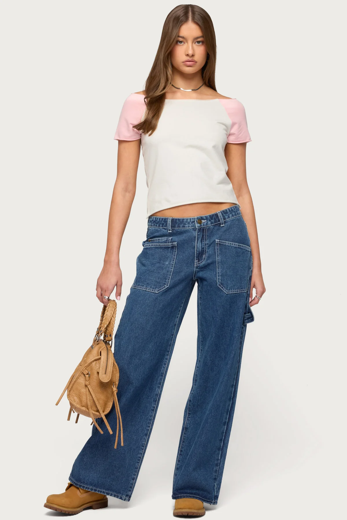 Liva Contrast Raglan T Shirt - Image 2