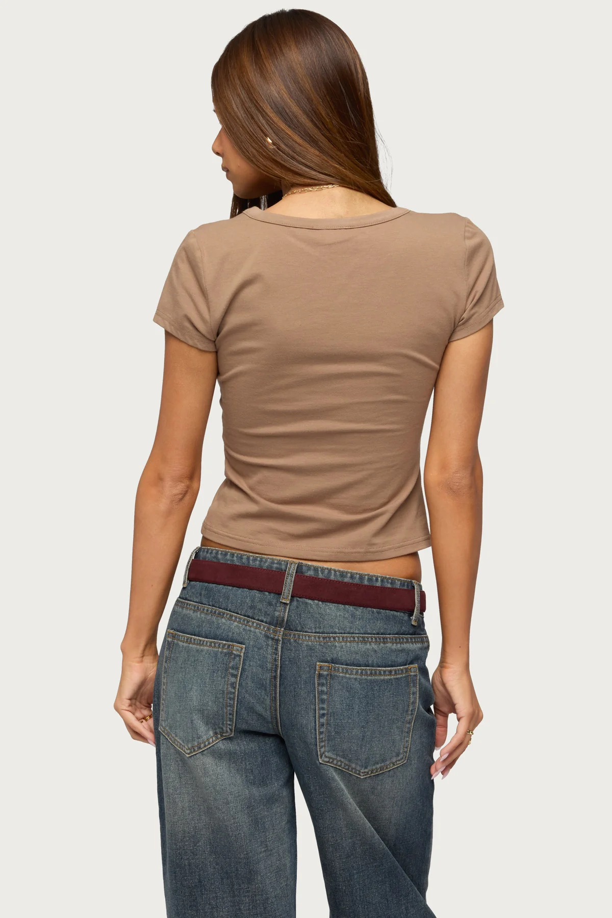 Merinda V Neck T Shirt - Image 5