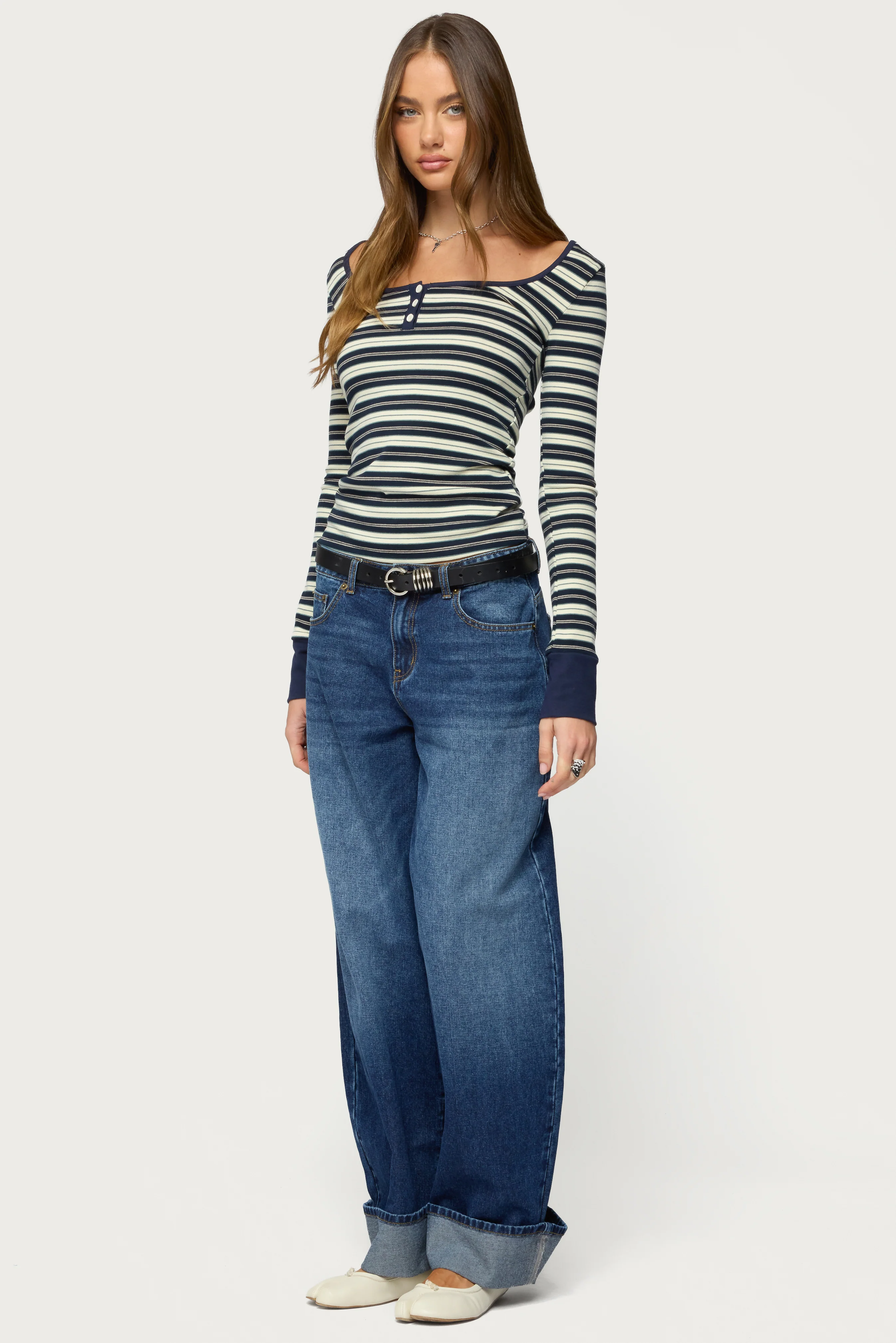 Kella Low Rise Baggy Jeans - Image 5