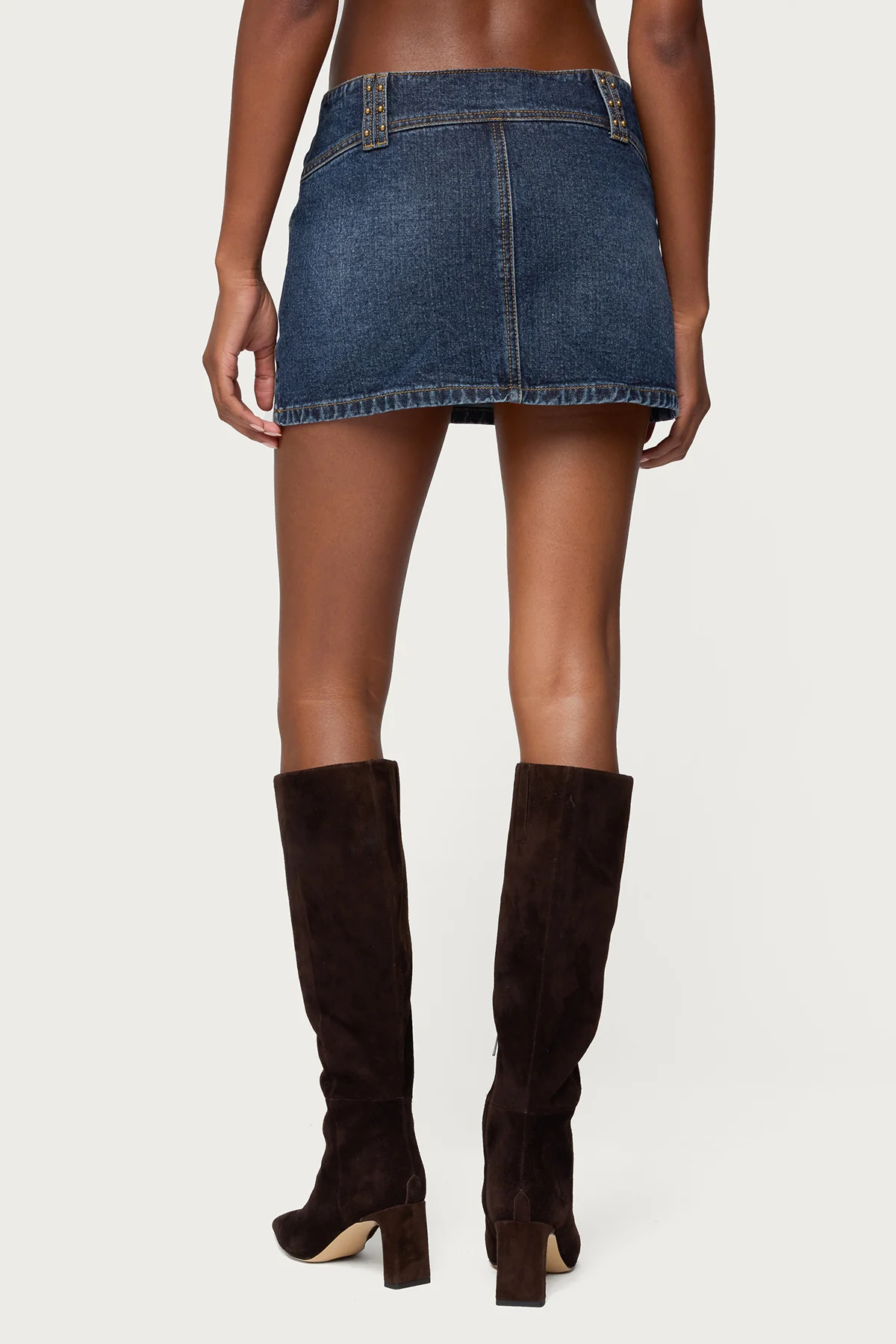 Tory Western Denim Mini Skirt - Image 5