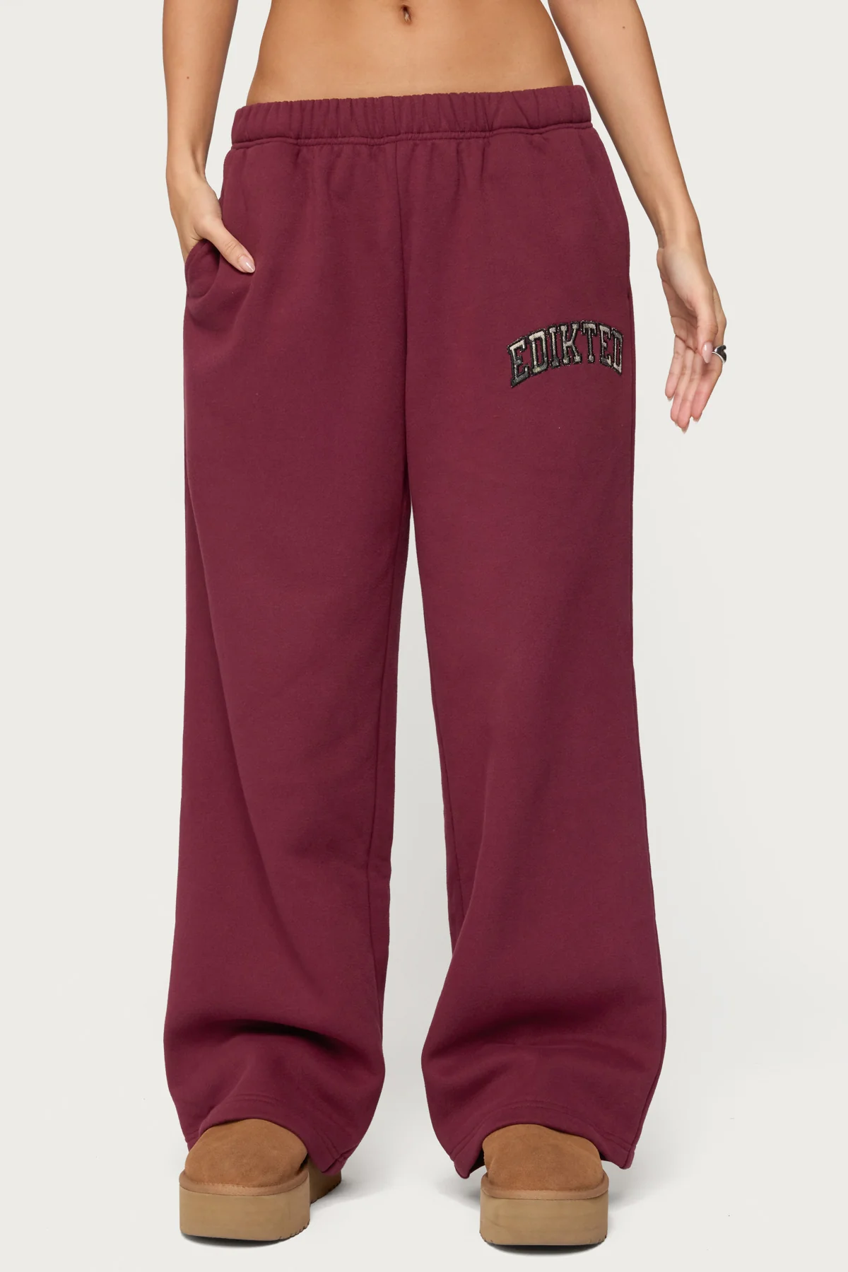 Camo Crush Edikted Sweatpants - Image 2