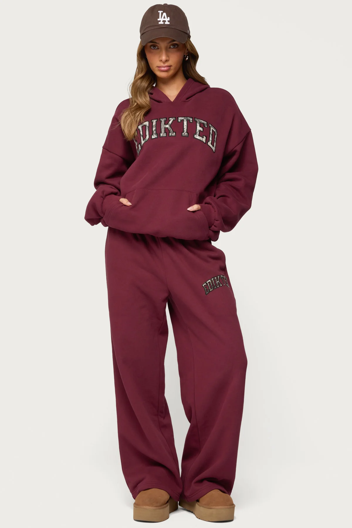 Camo Crush Edikted Sweatpants - Image 5