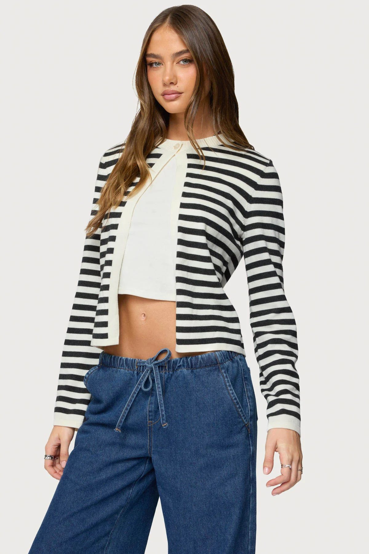 Jenie Split Front Knit Cardigan - Image 3