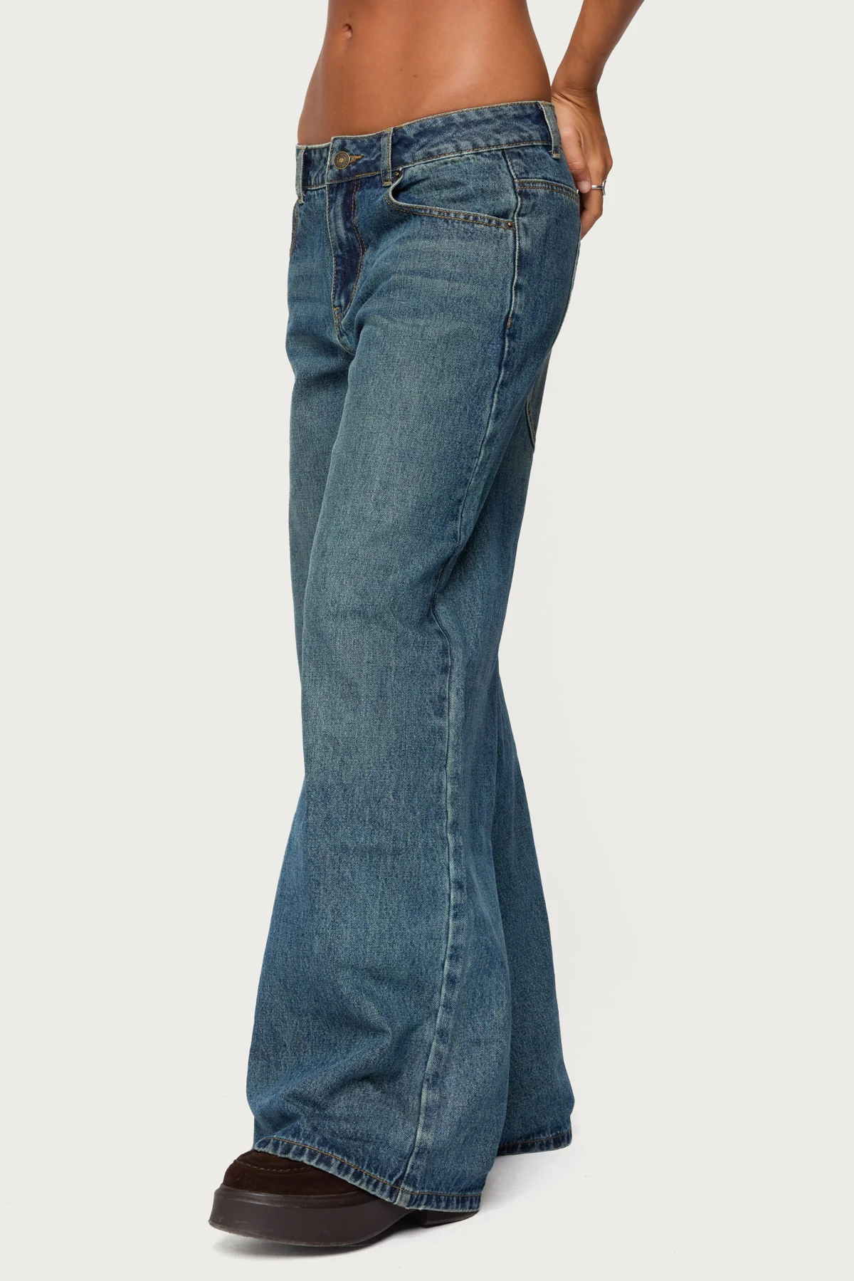 Heartly Low Rise Baggy Jeans - Image 3