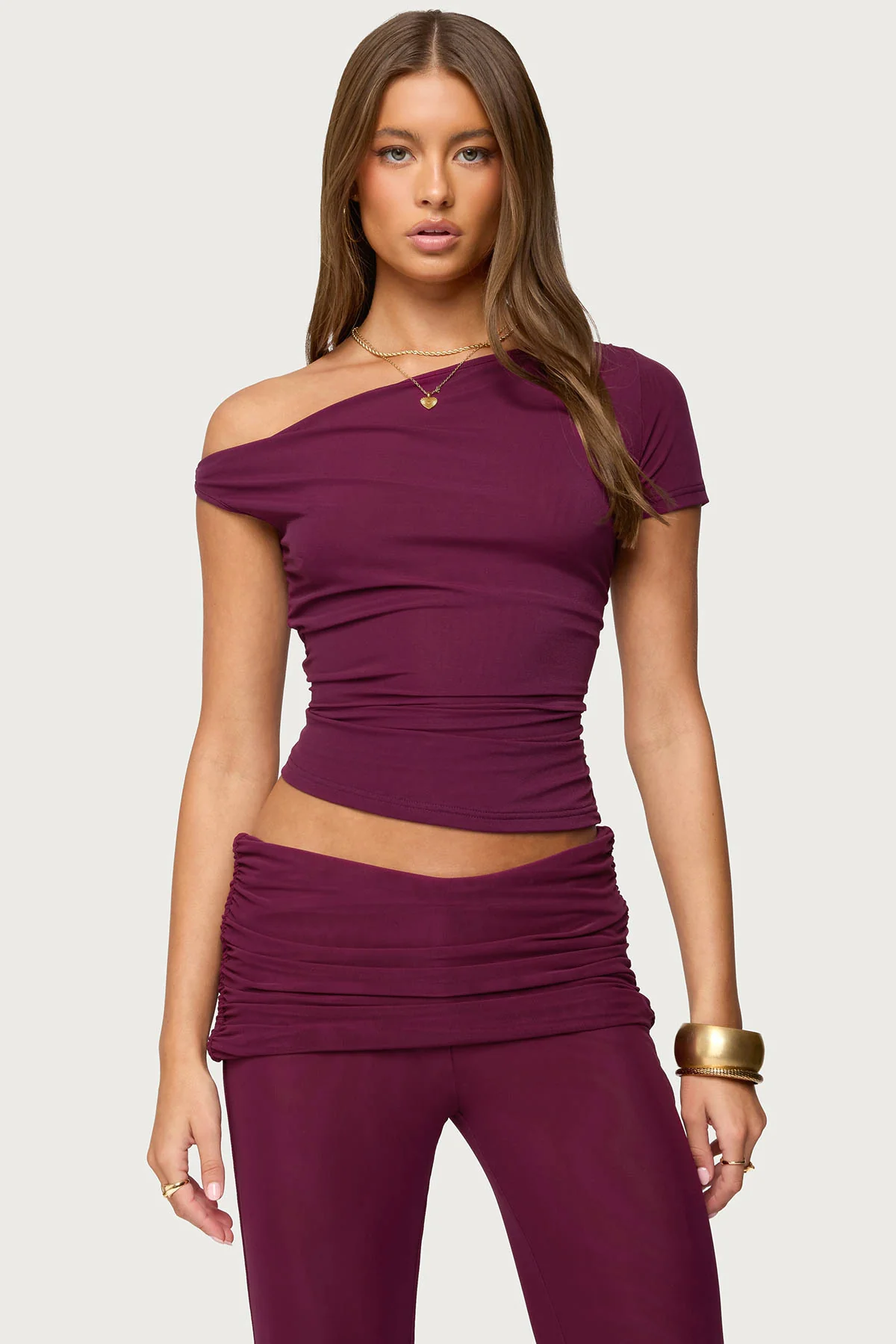 Halli Twisted Off Shoulder Top - Image 2