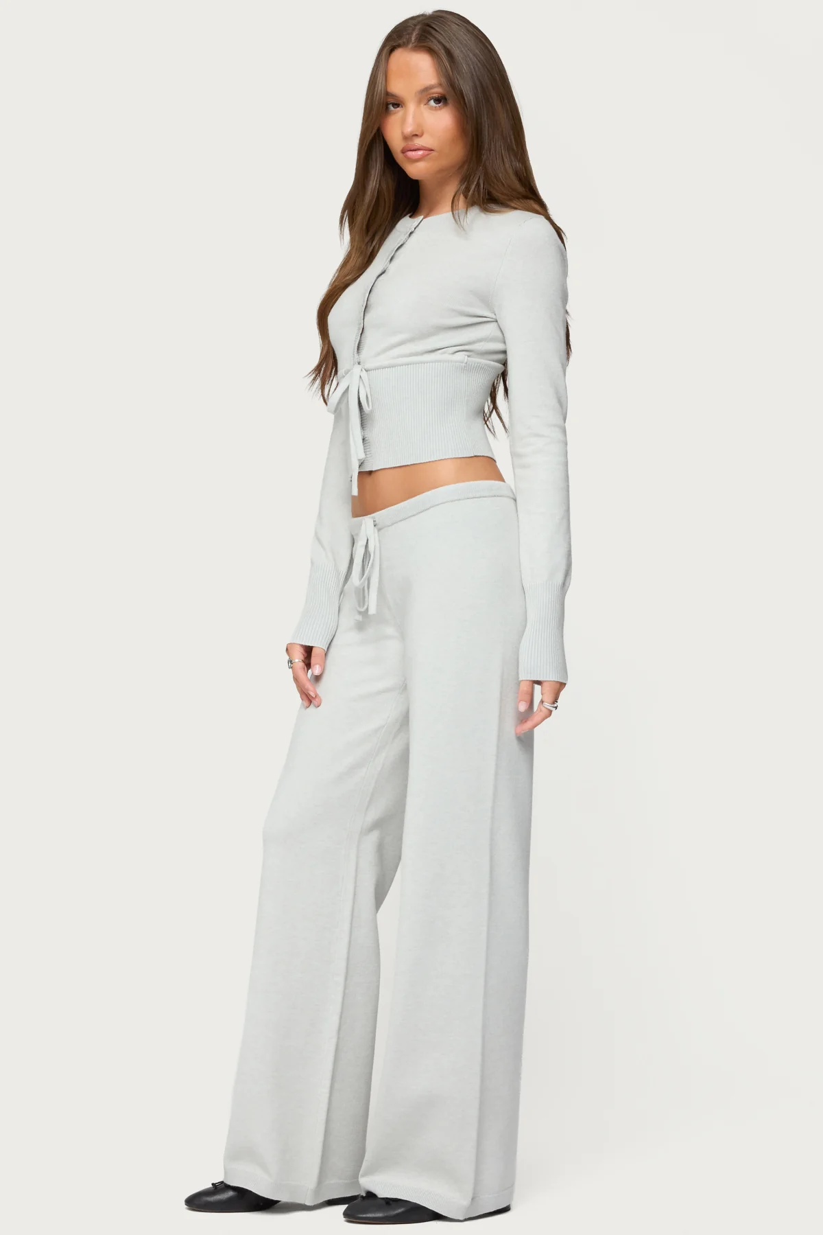 Embryn Button Up Knit Cardigan - Image 4