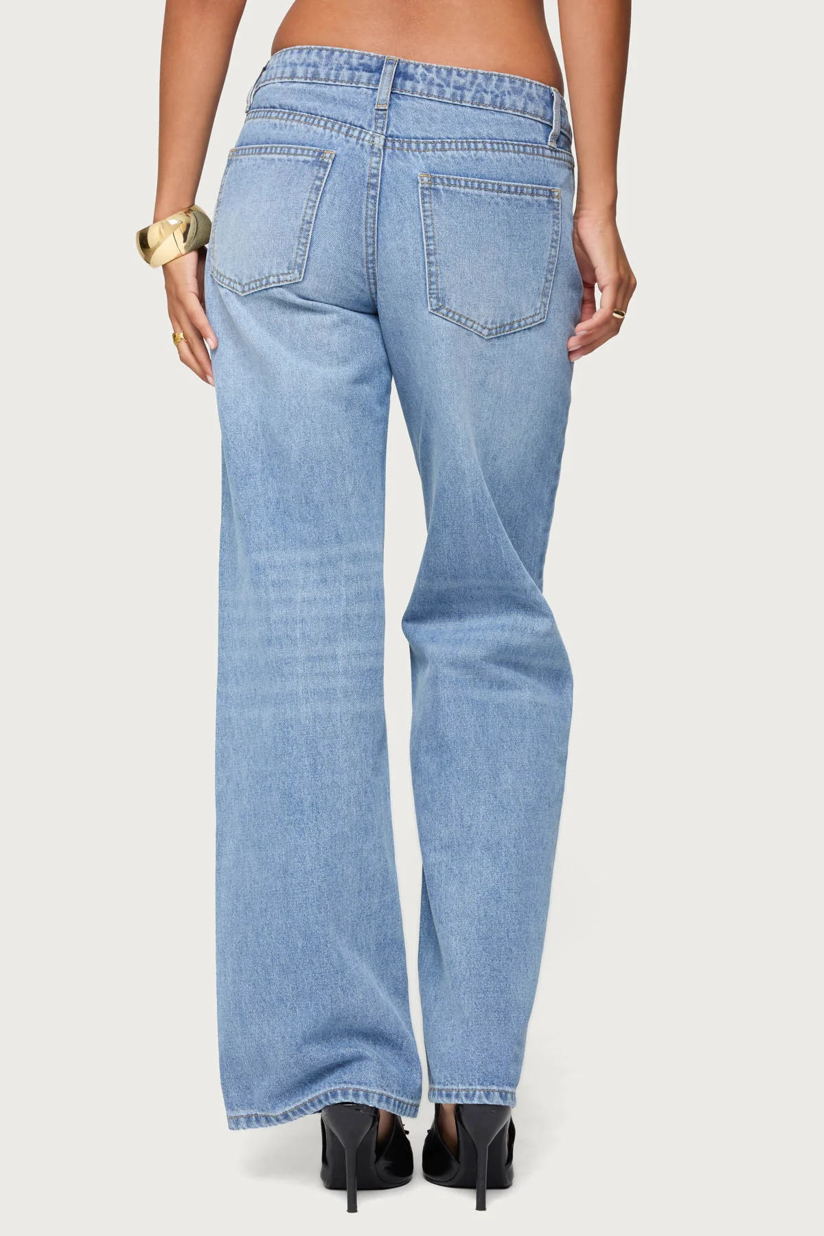 Holly Low Rise Straight Leg Jeans - Image 4