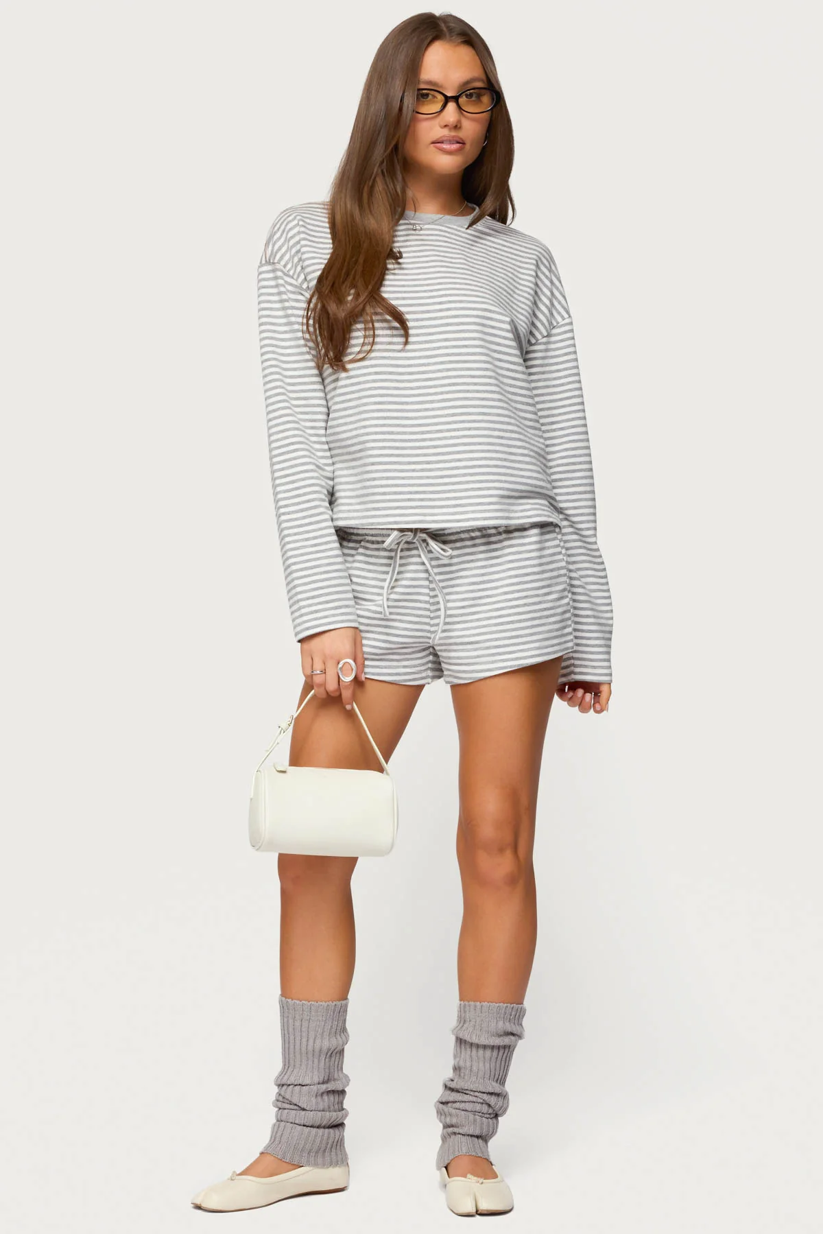 Jainee Striped Long Sleeve T Shirt - Image 2
