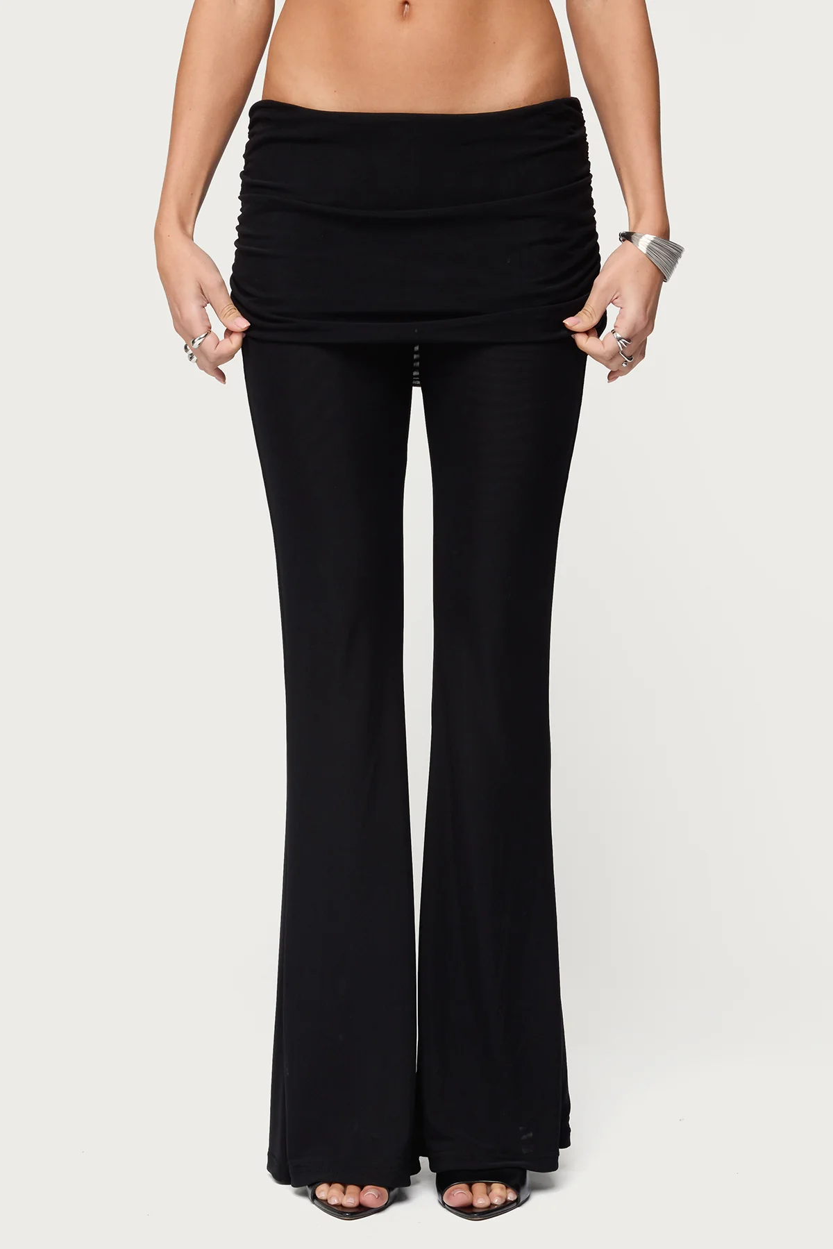 Halli Foldover Mini Skirt Pants - Image 2
