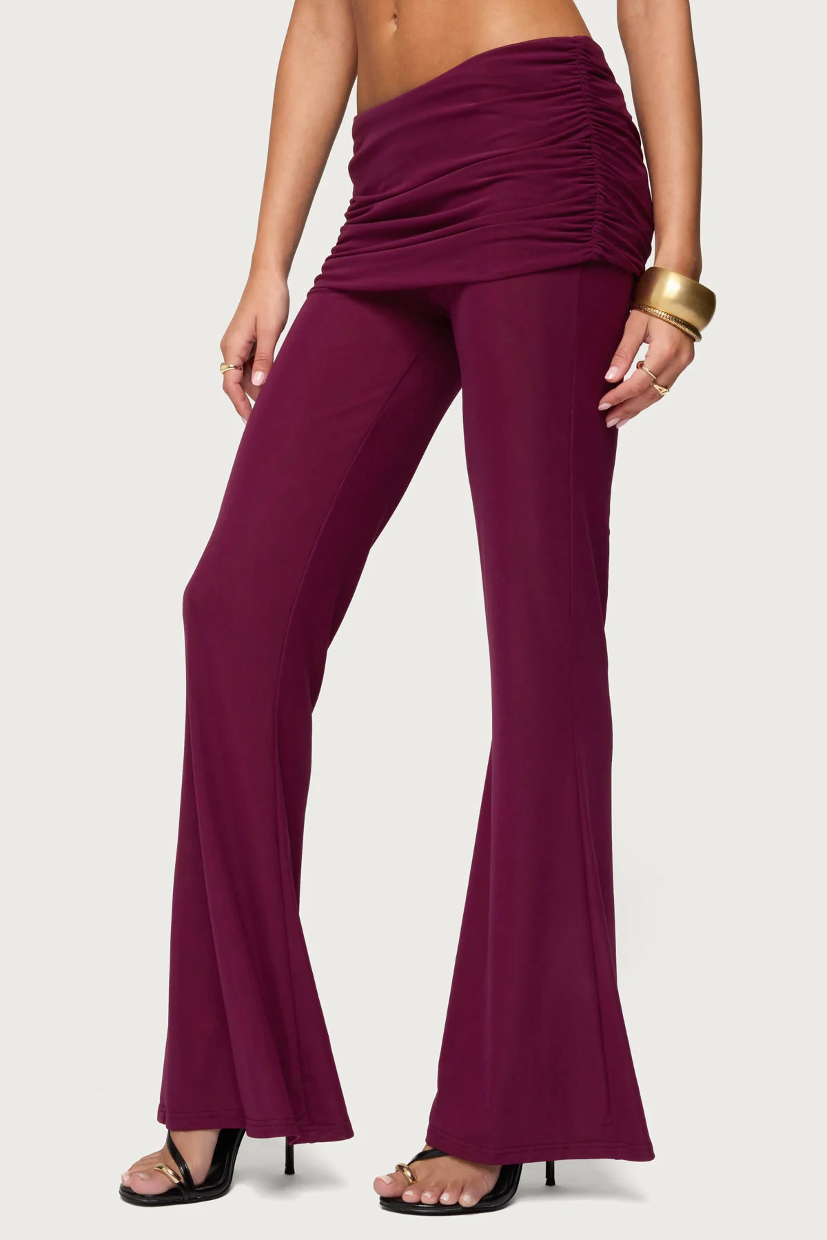 Halli Foldover Mini Skirt Pants - Image 4